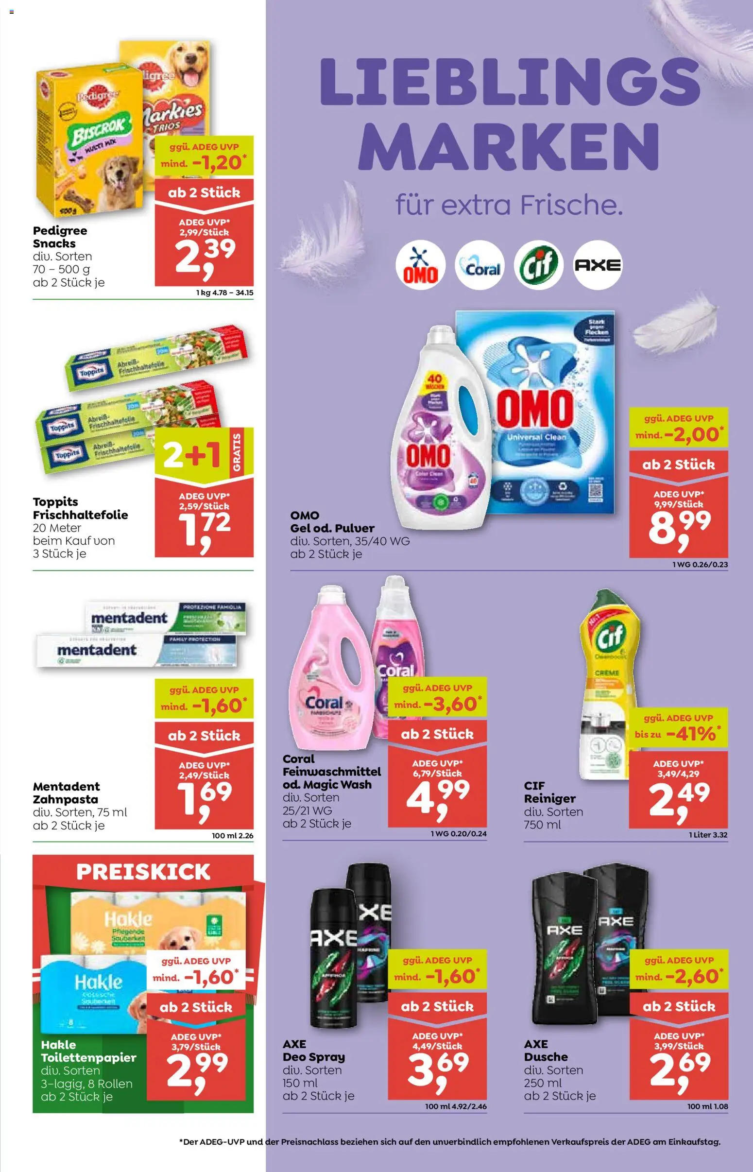 ADEG Flugblatt gültig ab 11.06.2026 | Seite: 11 | Produkte: Dusche, Creme, Zahnpasta