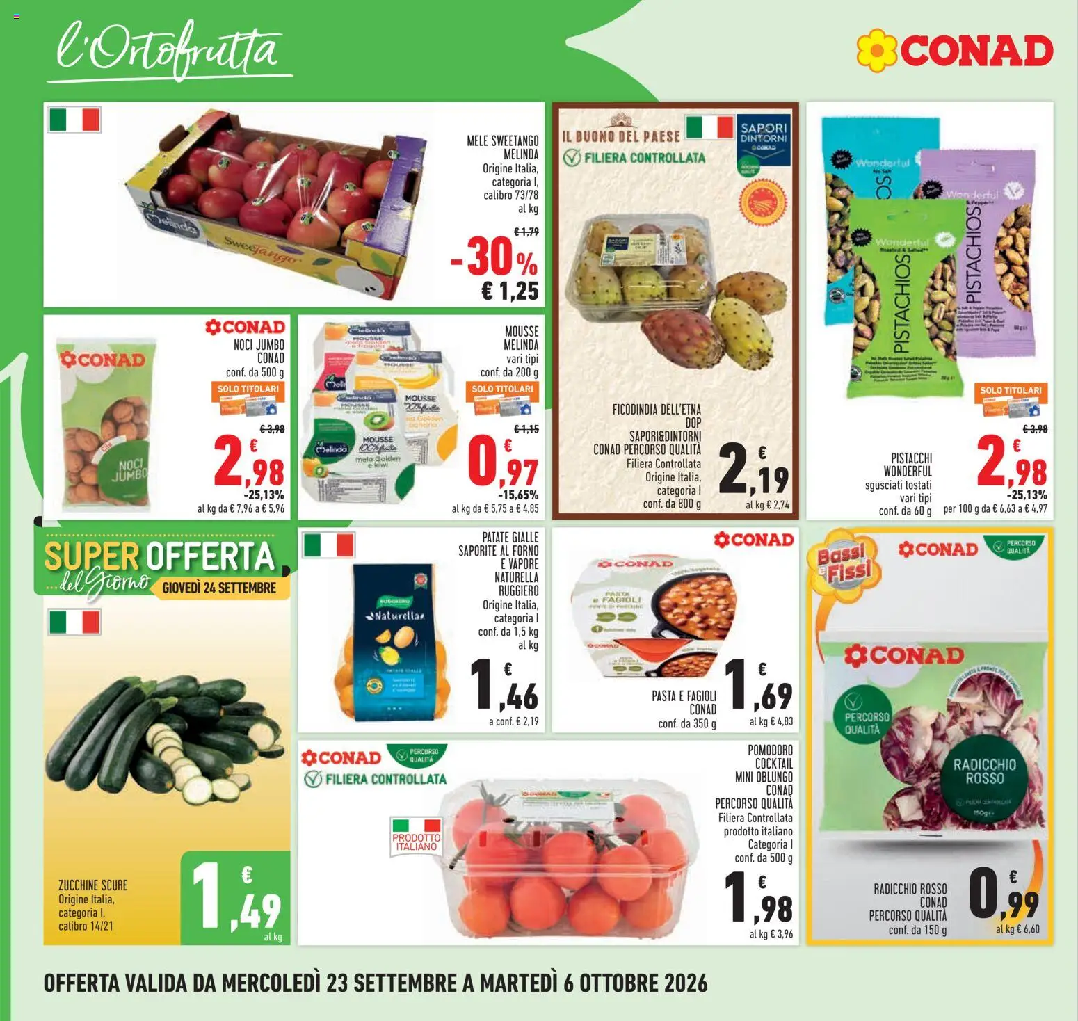Volantino Conad del 23/09/2026 | Pagina: 8