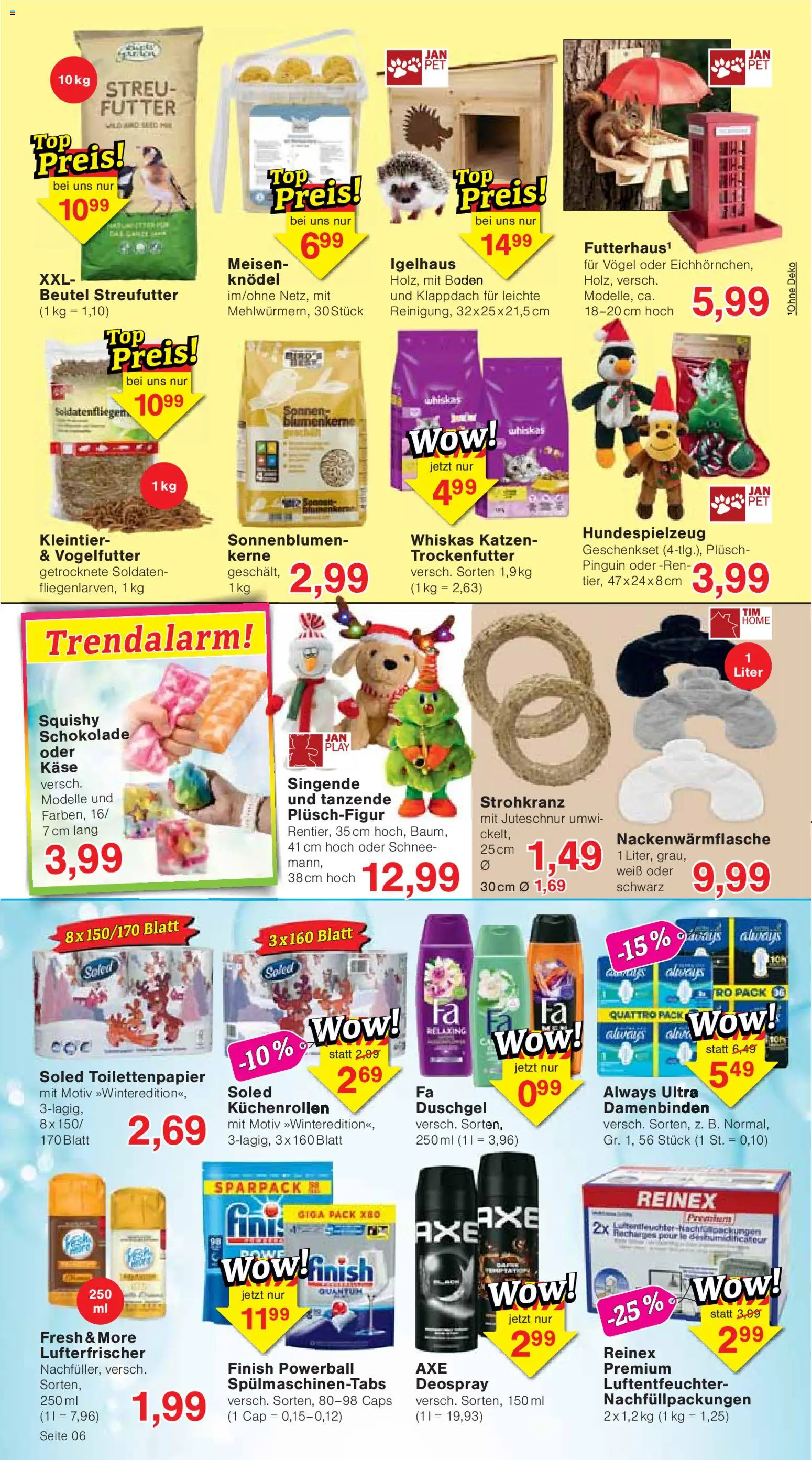 Wiglo Wunderland Prospekt – gültig ab 12.10.2026 | Seite: 10 | Produkte: Duschgel, Spülmaschinentabs, Deospray, Whiskas