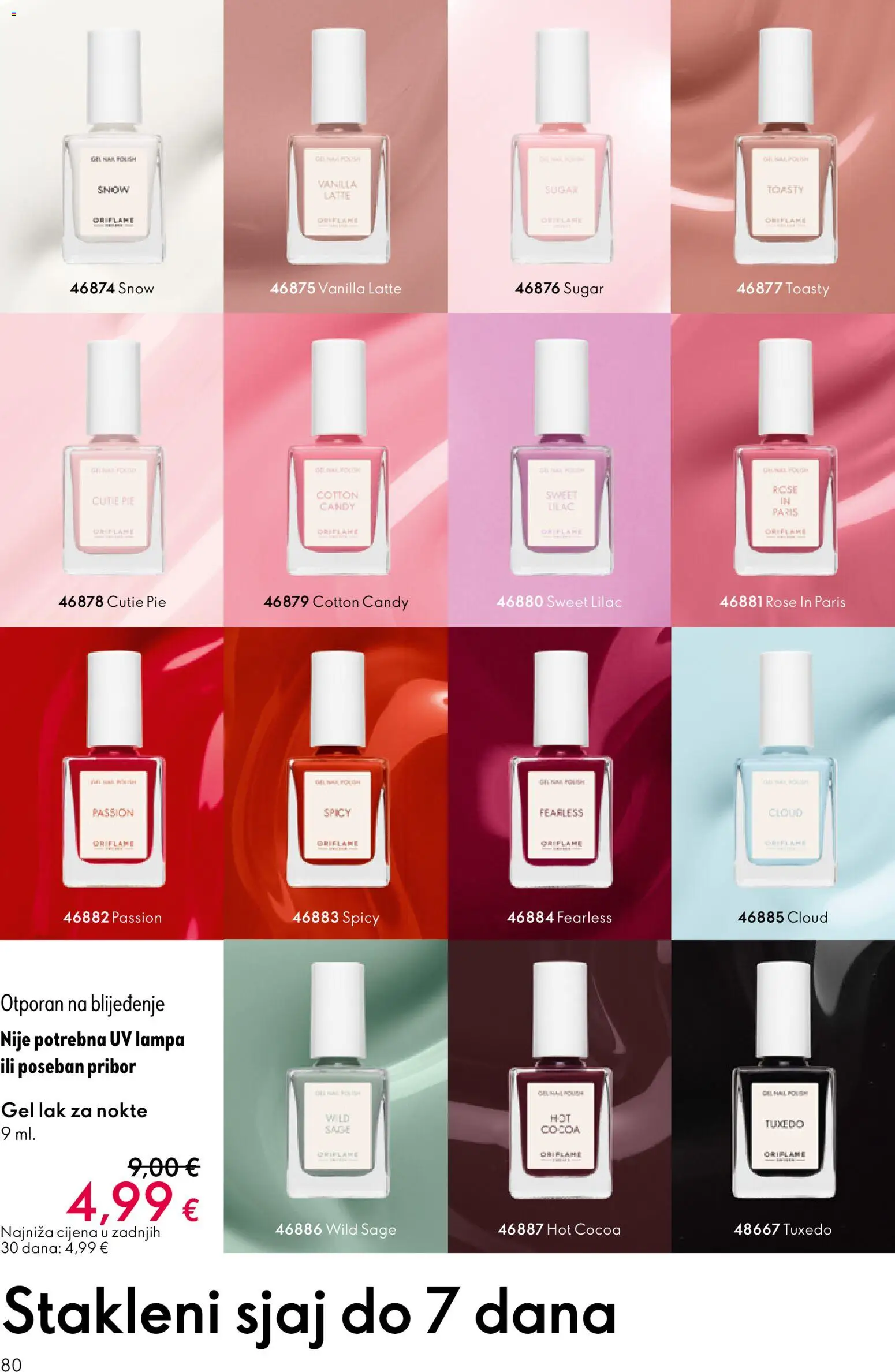 Oriflame katalog | vrijedi od 03.06.2026 | Stranica: 80 | Proizvodi: Lak za nokte