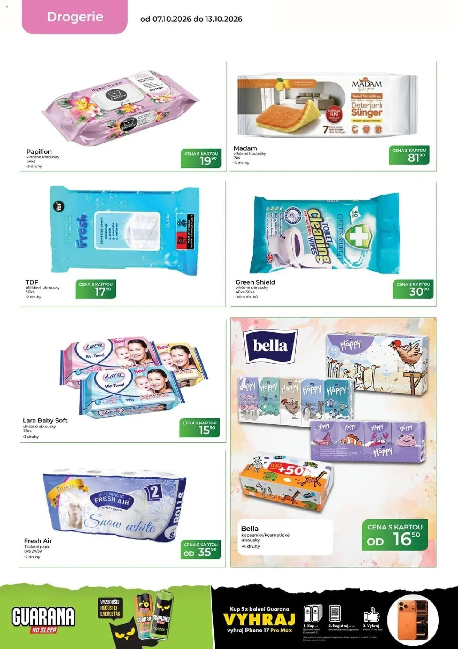 Tamda Foods leták od 07.10.2026 | Strana: 54 | Produkty: Ubrousky, Iphone, Houbičky, Drogerie