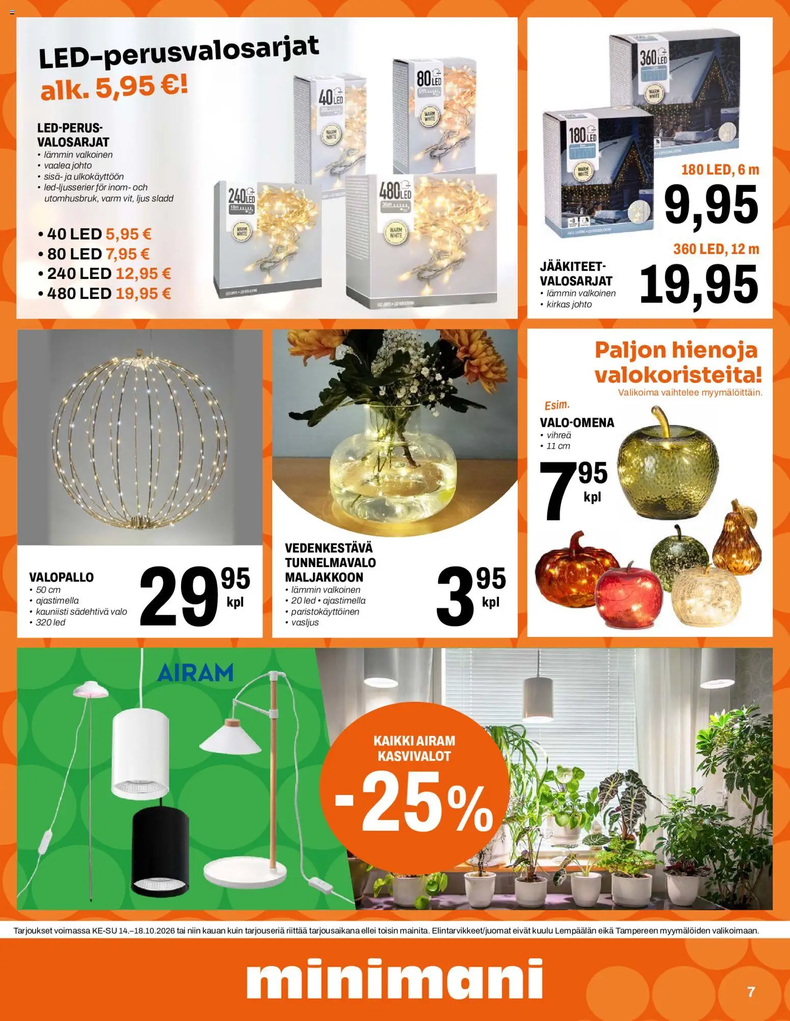 Minimani tarjoukset – voimassa 14/10/2026 alkaen | Sivu: 7