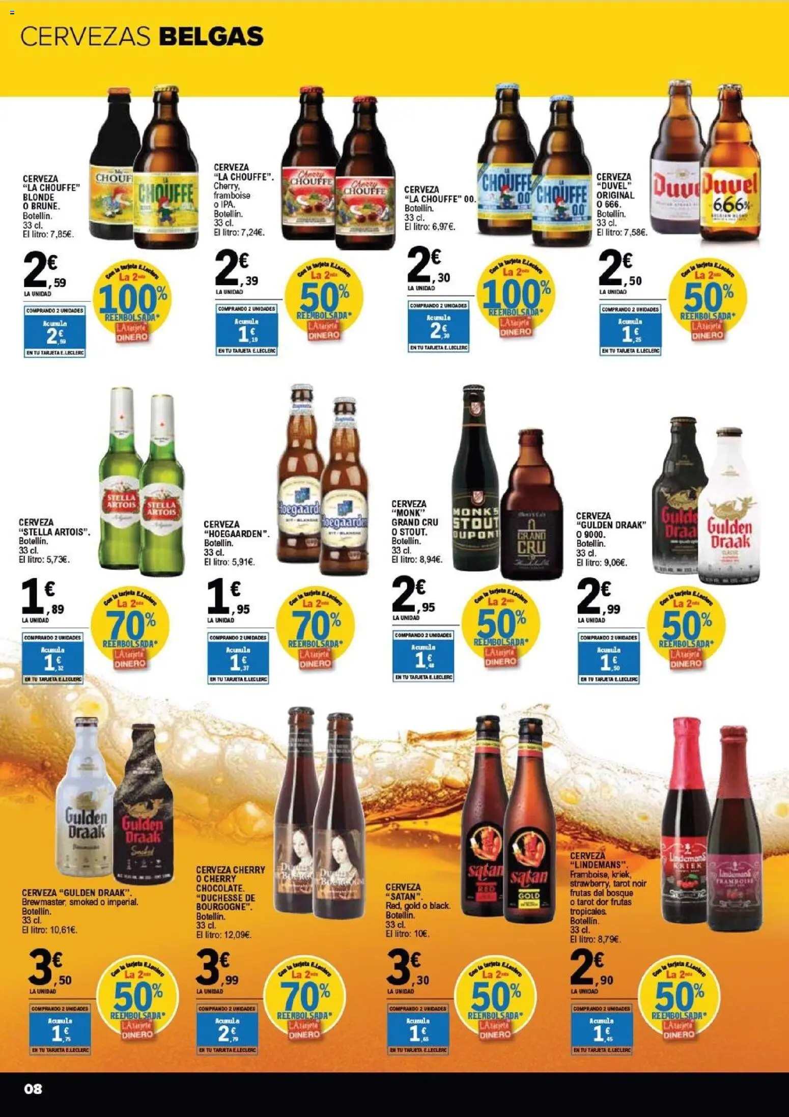 E.Leclerc Vitoria │ válido desde el 10.06.2026 | Página: 8 | Productos: Cerveza