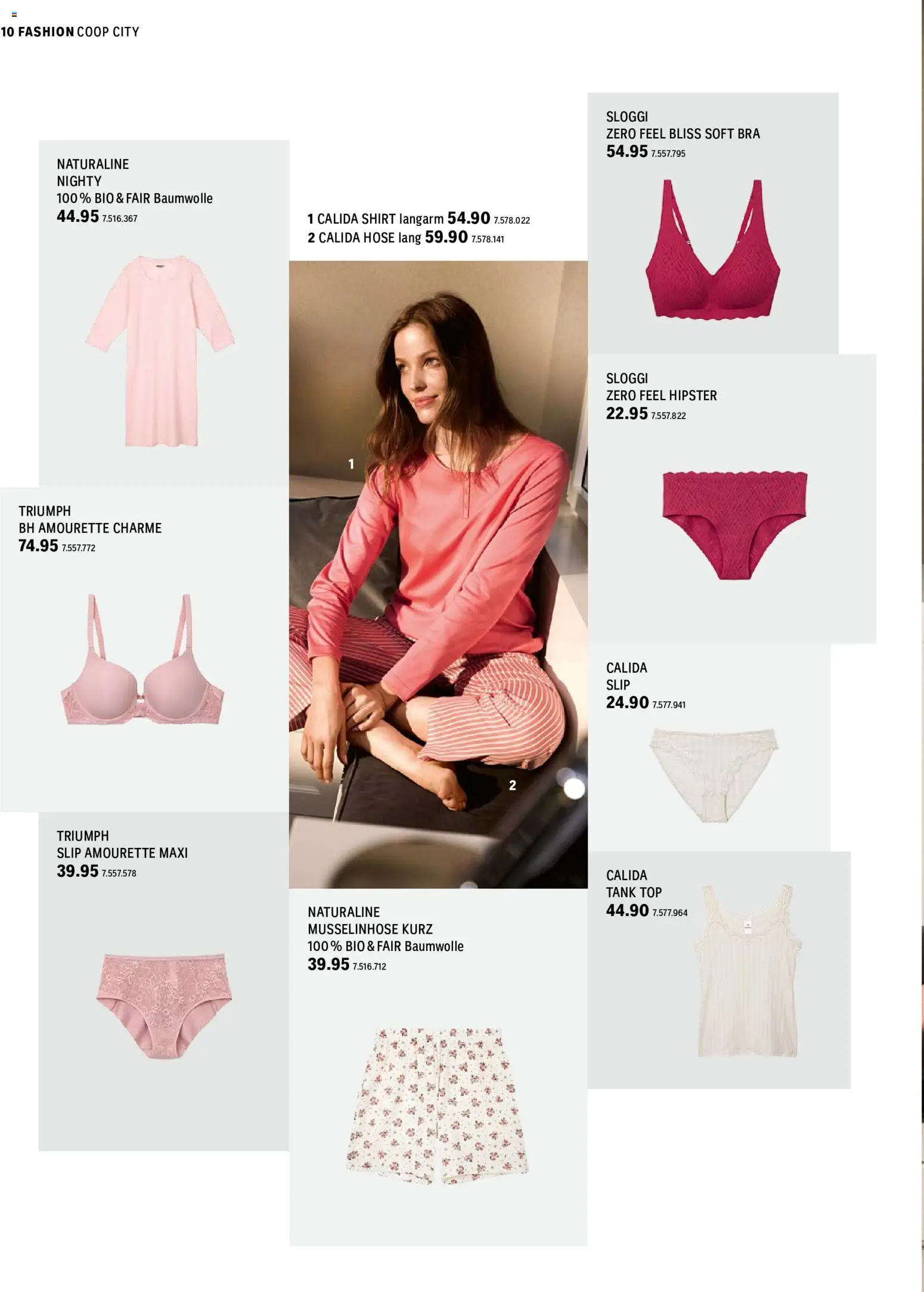 Coop City aktionen – gültig ab 17.08.2026 | Seite: 10 | Produkte: Hose, Bh, Slip, Shirt
