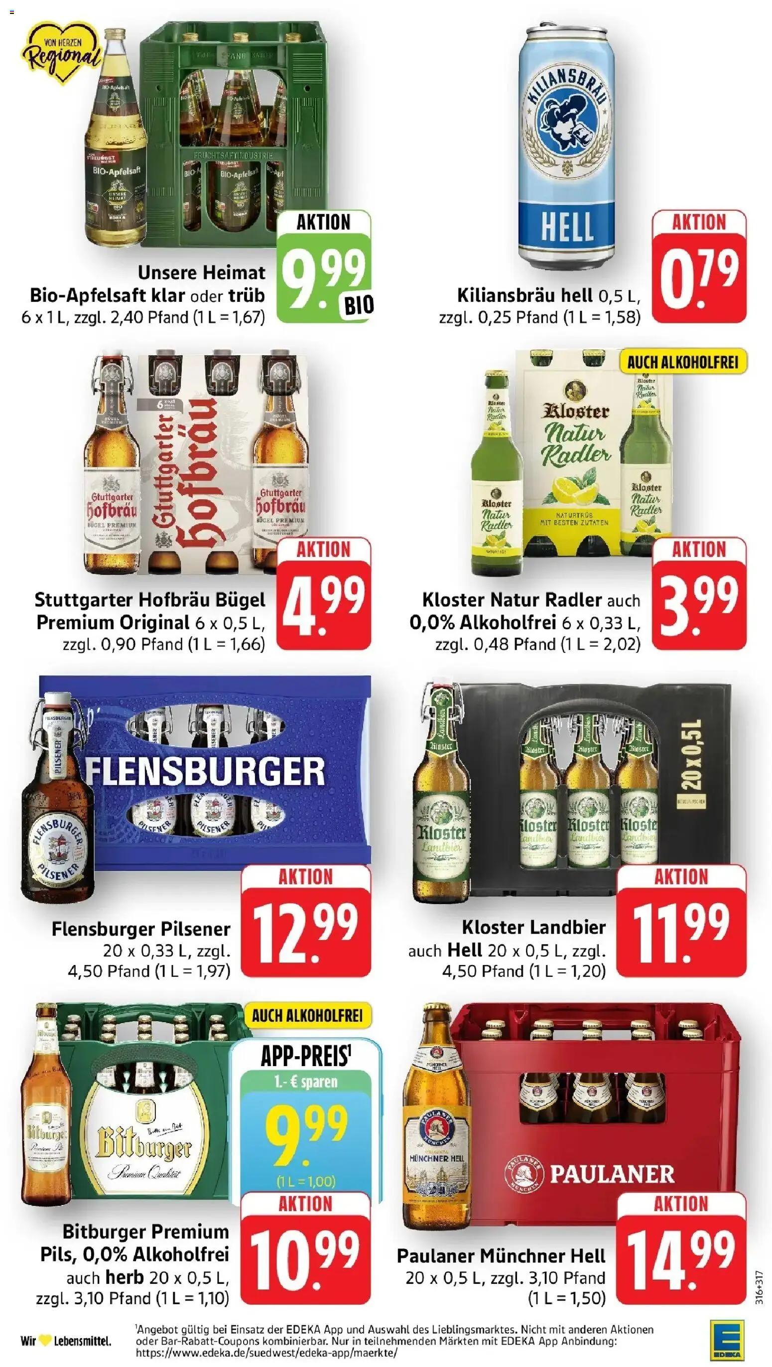 E center - E center: Wochenangebote – gültig ab 28.06.2026 | Seite: 33 | Produkte: Bitburger, Flensburger, Radler, Paulaner