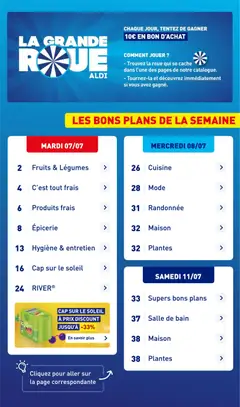 Aldi - Prévisualisation de Aldi catalogue valide à partir de 07/07/2026 | Page: 3 | Produits: Plantes, Moutarde