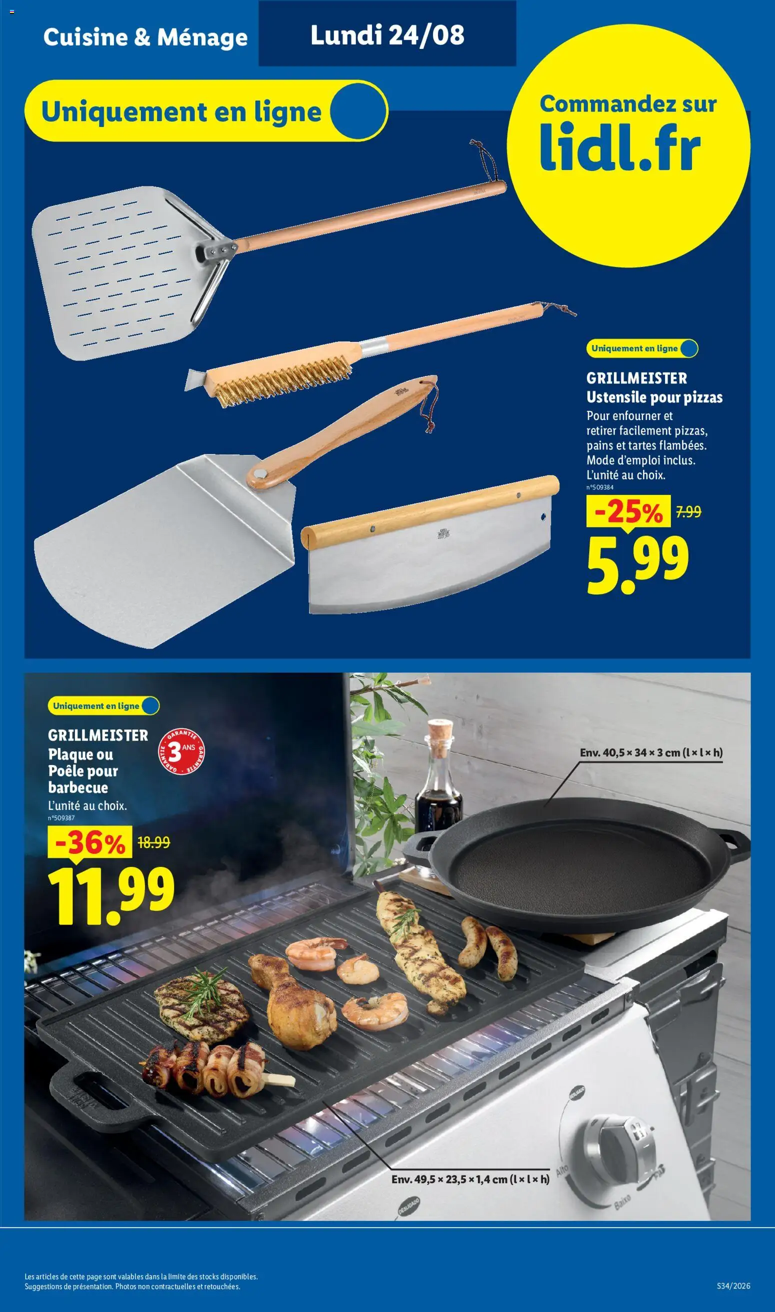 {H1} | Page: 5 | Produits: Barbecue, Poêle, Grill, Pizza