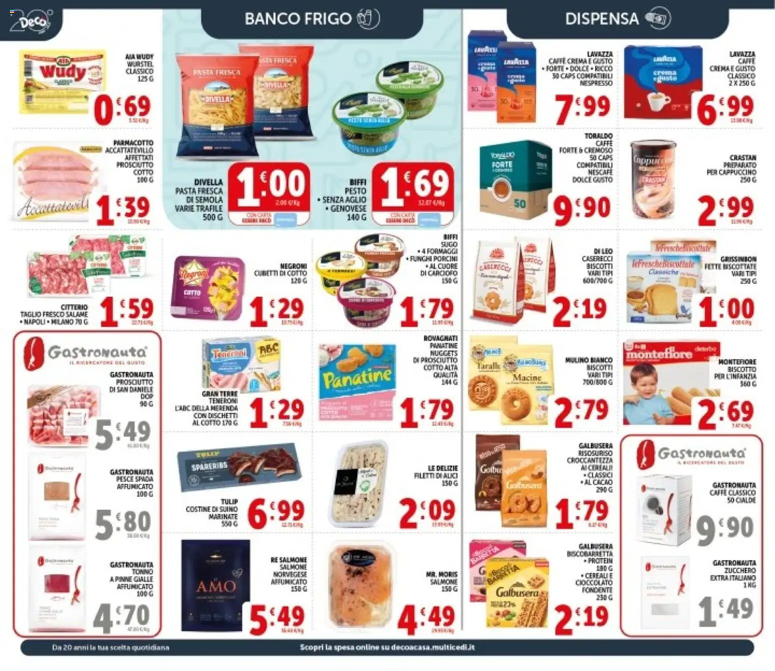 Volantino Decò del 11.06.2026 | Pagina: 10 | Prodotti: Salame, Nuggets, Pasta, Funghi