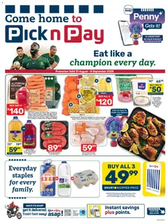 Pick n Pay specials catalogue – valid from 31/08/2026