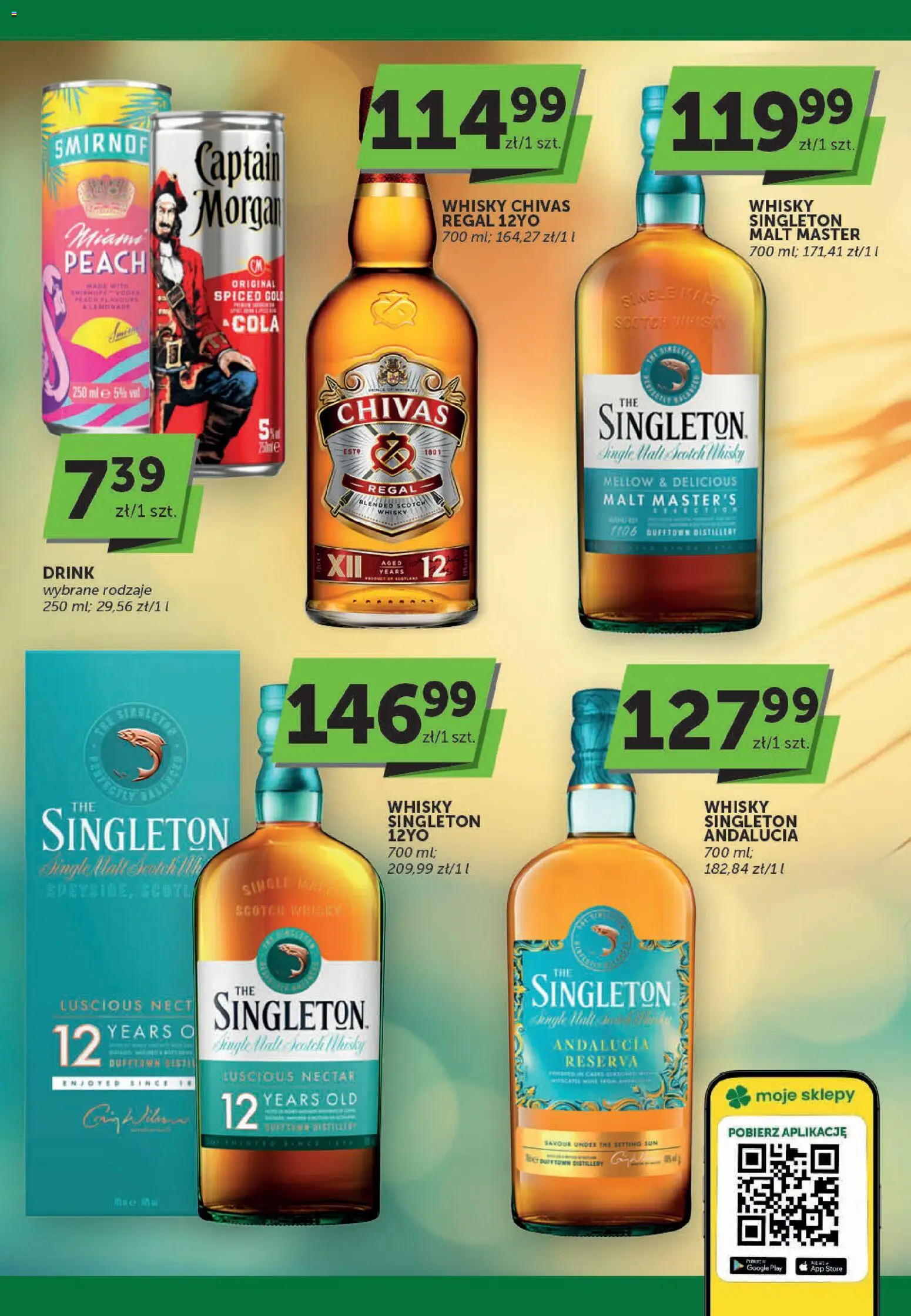 ABC gazetka - Oferta alkoholowa od 11.06.2026 | Strona: 5 | Produkty: Whisky Singleton, Regał, Whisky