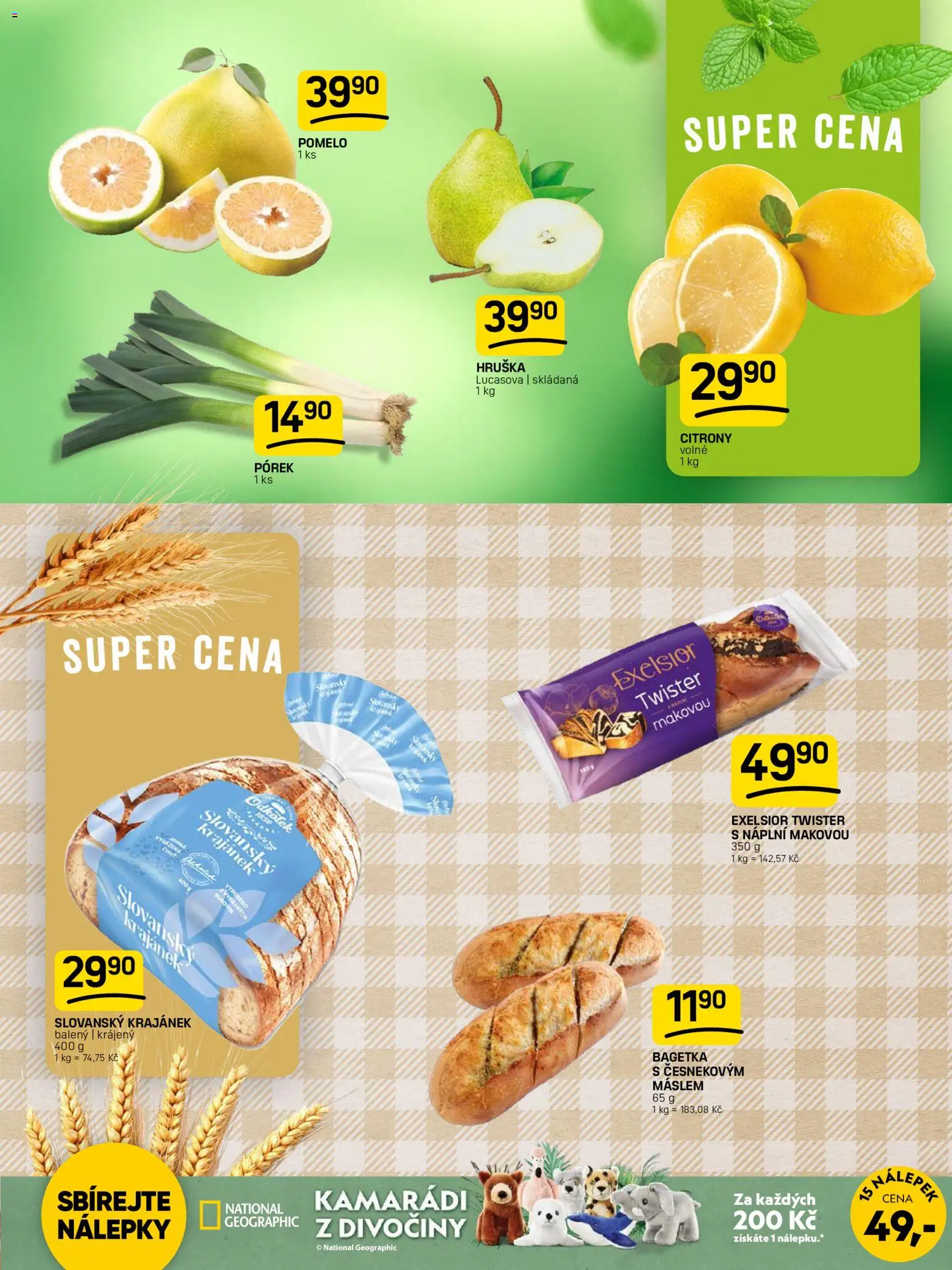 Flop leták od 07.10.2026 | Strana: 3 | Produkty: Pomelo, Nálepky, Citróny, Pórek