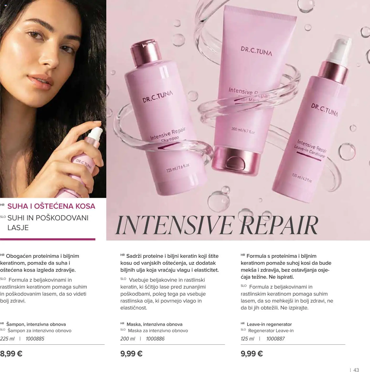 Farmasi katalog | vrijedi od 01.09.2026 | Stranica: 43 | Proizvodi: Šampon, Regenerator, Maska
