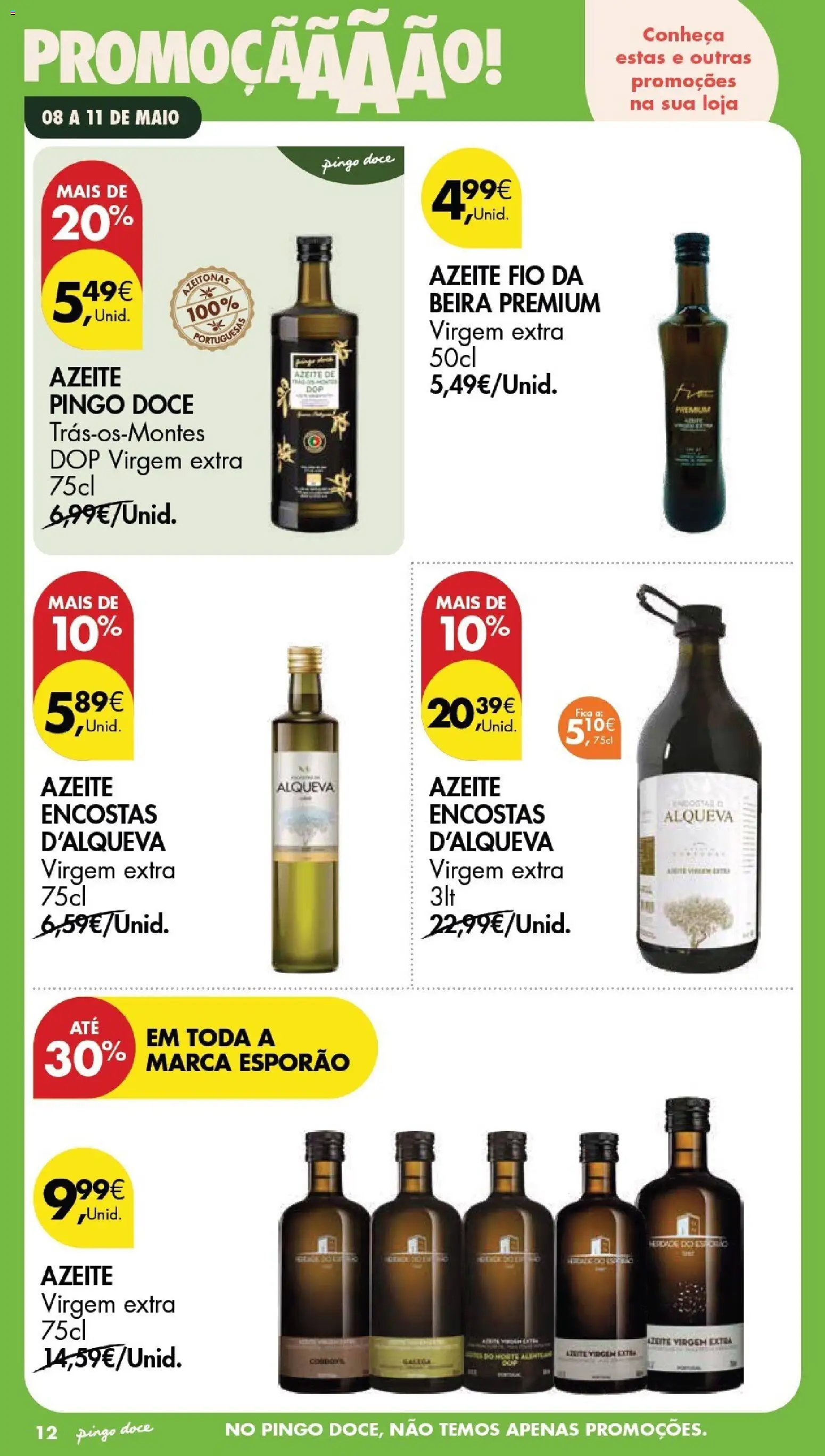 Pingo Doce Poupe este Fim de Semana │ válido de 08.05.2026 | Página: 12 | Produtos: Azeite, Azeitonas