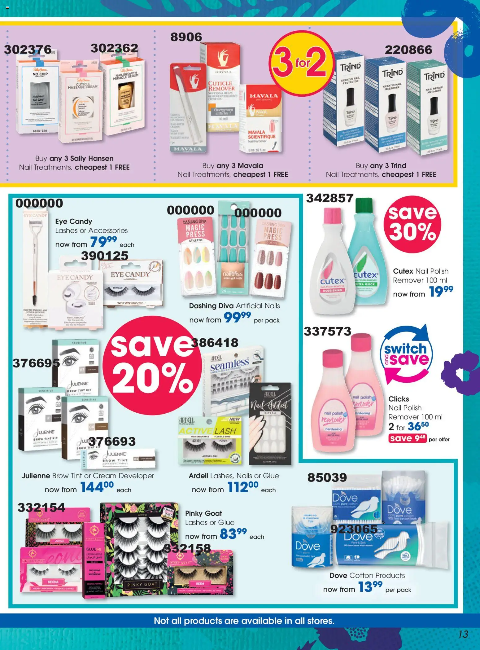 New Clicks catalogue – valid from 21.05.2026 | Page: 13 | Products: Serum, Press, Dye, Cotton buds