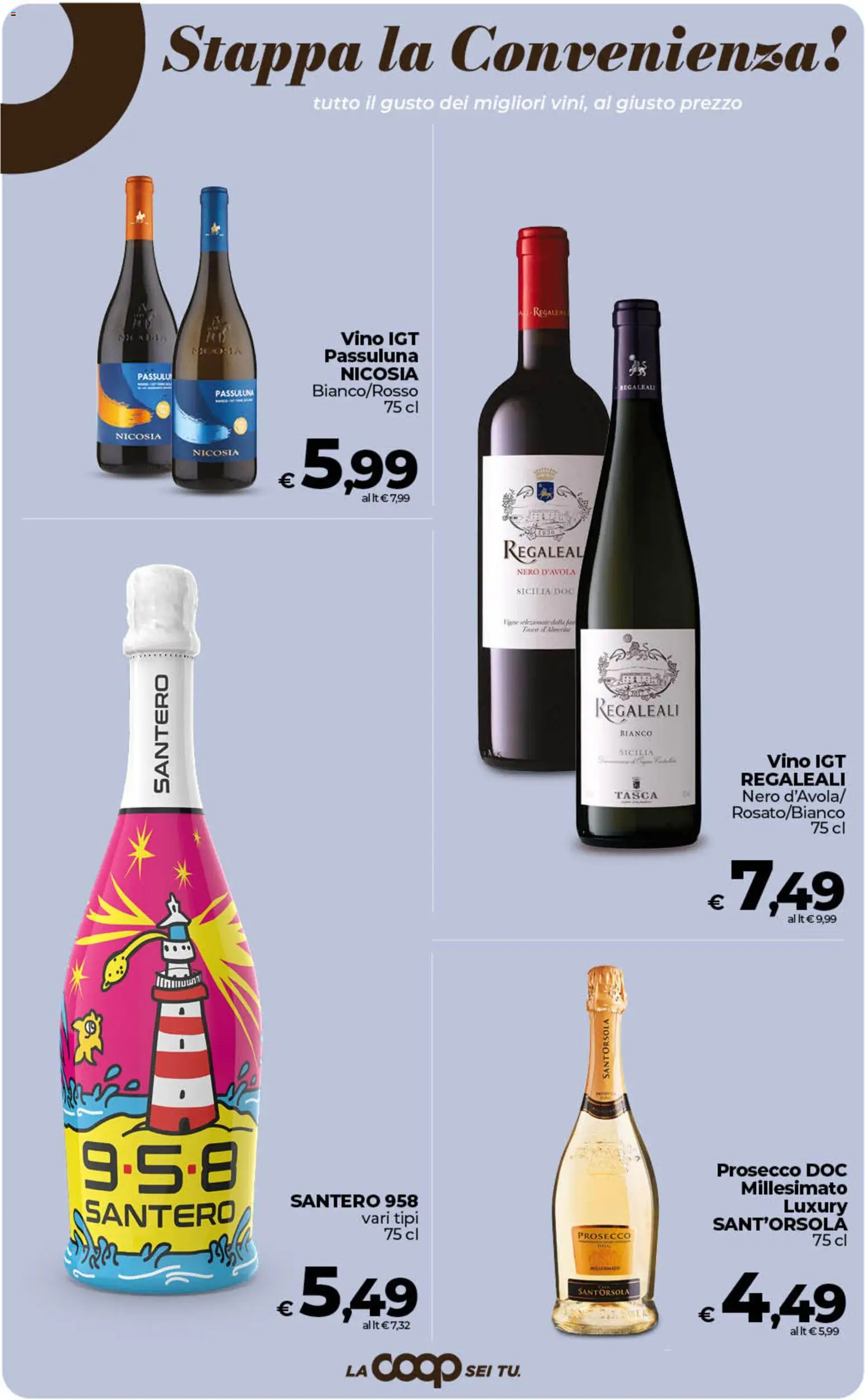 Volantino Ipercoop del 11/09/2026 | Pagina: 47 | Prodotti: Prosecco, Vino