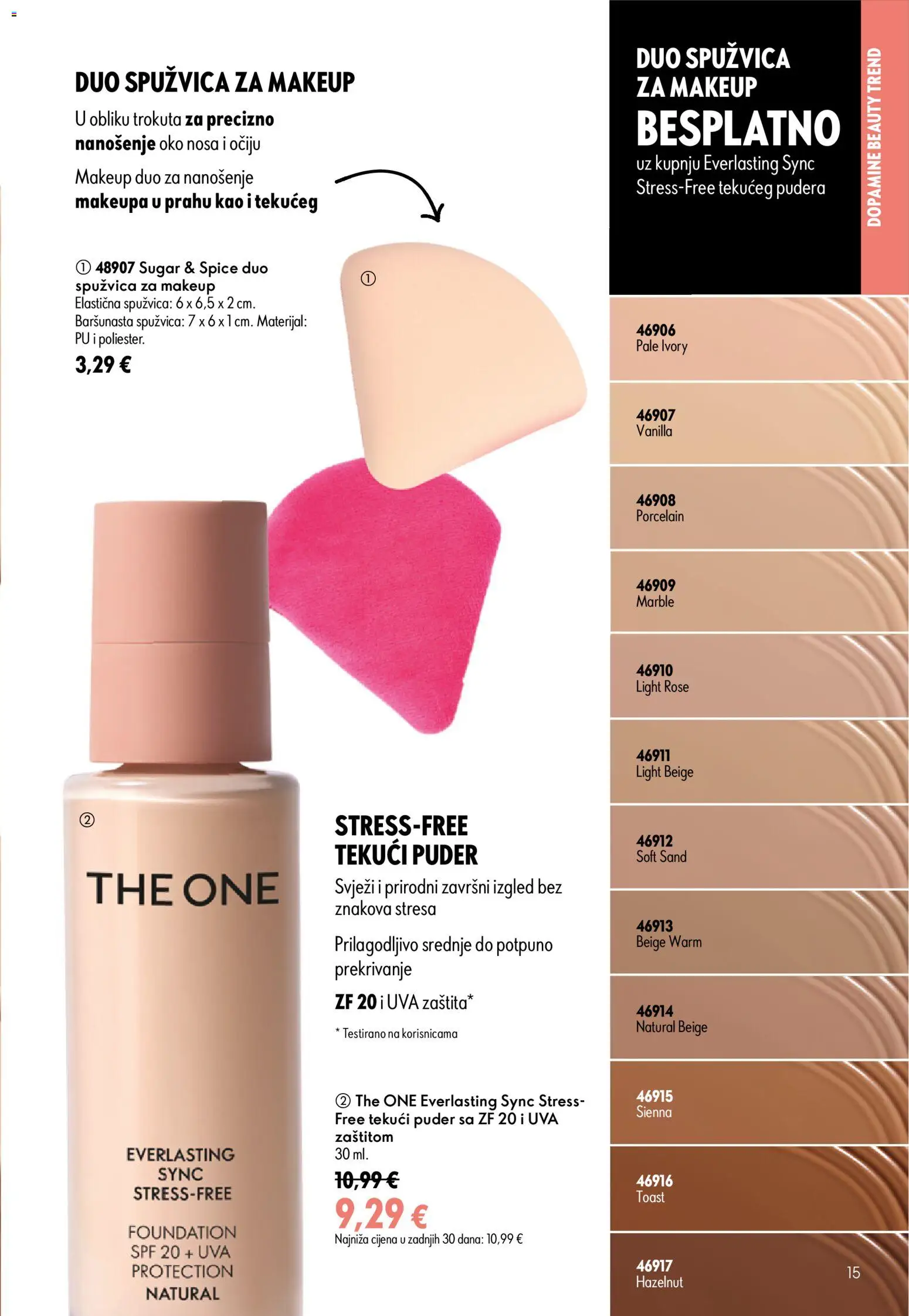 Oriflame katalog | vrijedi od 05.08.2026 | Stranica: 15 | Proizvodi: Puder, Toast