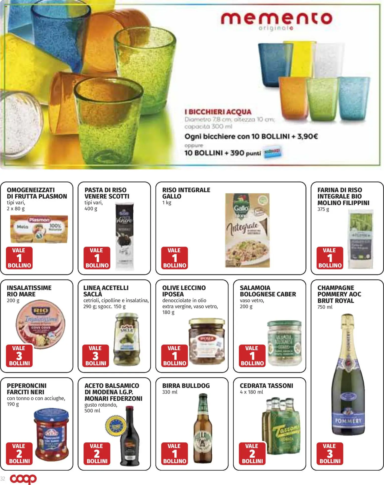 Volantino COOP del 09/07/2026 | Pagina: 32 | Prodotti: Acqua, Frutta, Olio, Cedrata