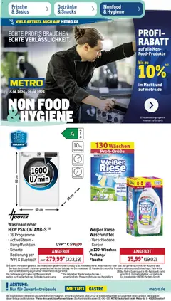 Metro Non Food & Hygiene ab 15.06.2026 gültig