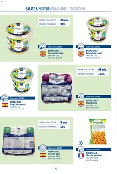 Ofertele Metro valabile de la 21.04.2026 | Pagină: 74 | Produse: Morcovi, Avocado, Porumb, Sfeclă