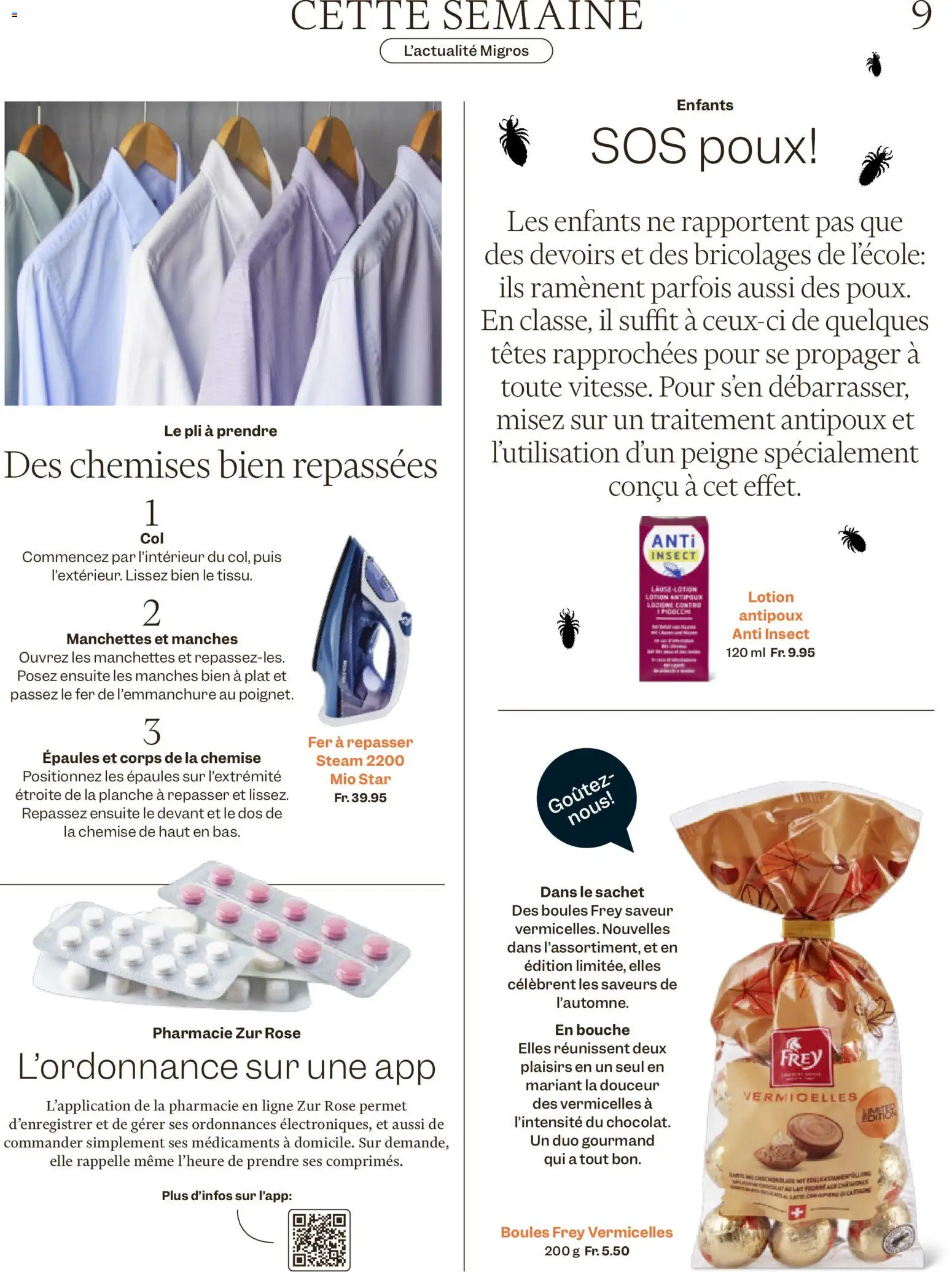 Migros aktionen Magazine FR – gültig ab 09.09.2026 | Seite: 9