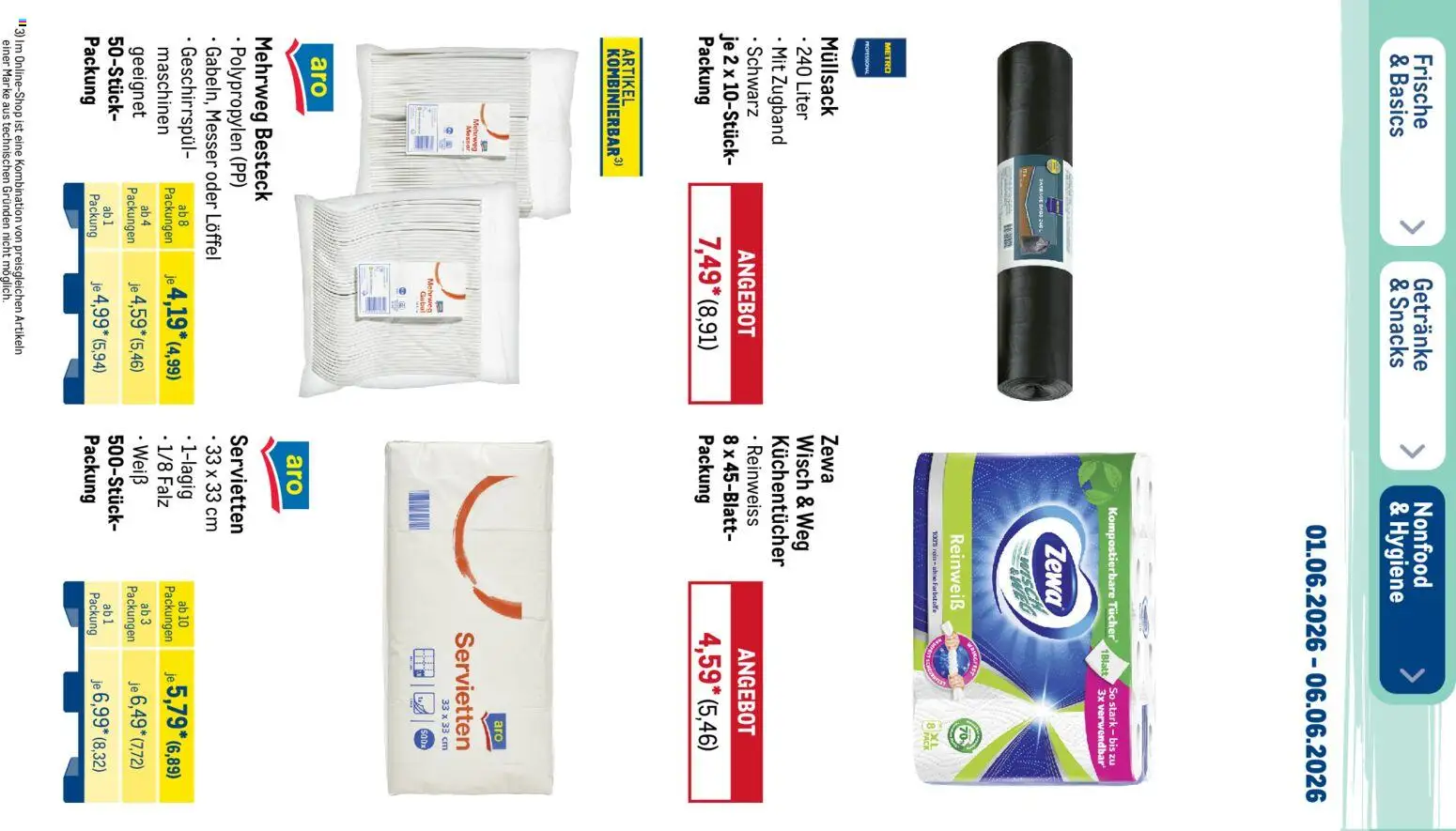 Metro Prospekt – gültig ab 01.06.2026 | Seite: 41 | Produkte: Zewa