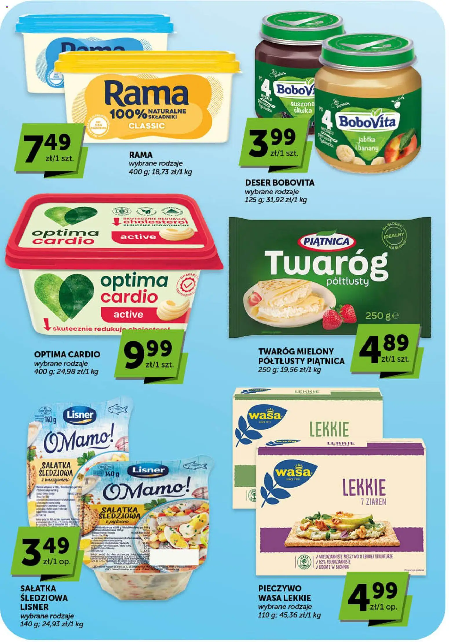 Groszek gazetka od 21.05.2026 | Strona: 17 | Produkty: Pieczywo, Optima cardio, Jabłka, Twaróg