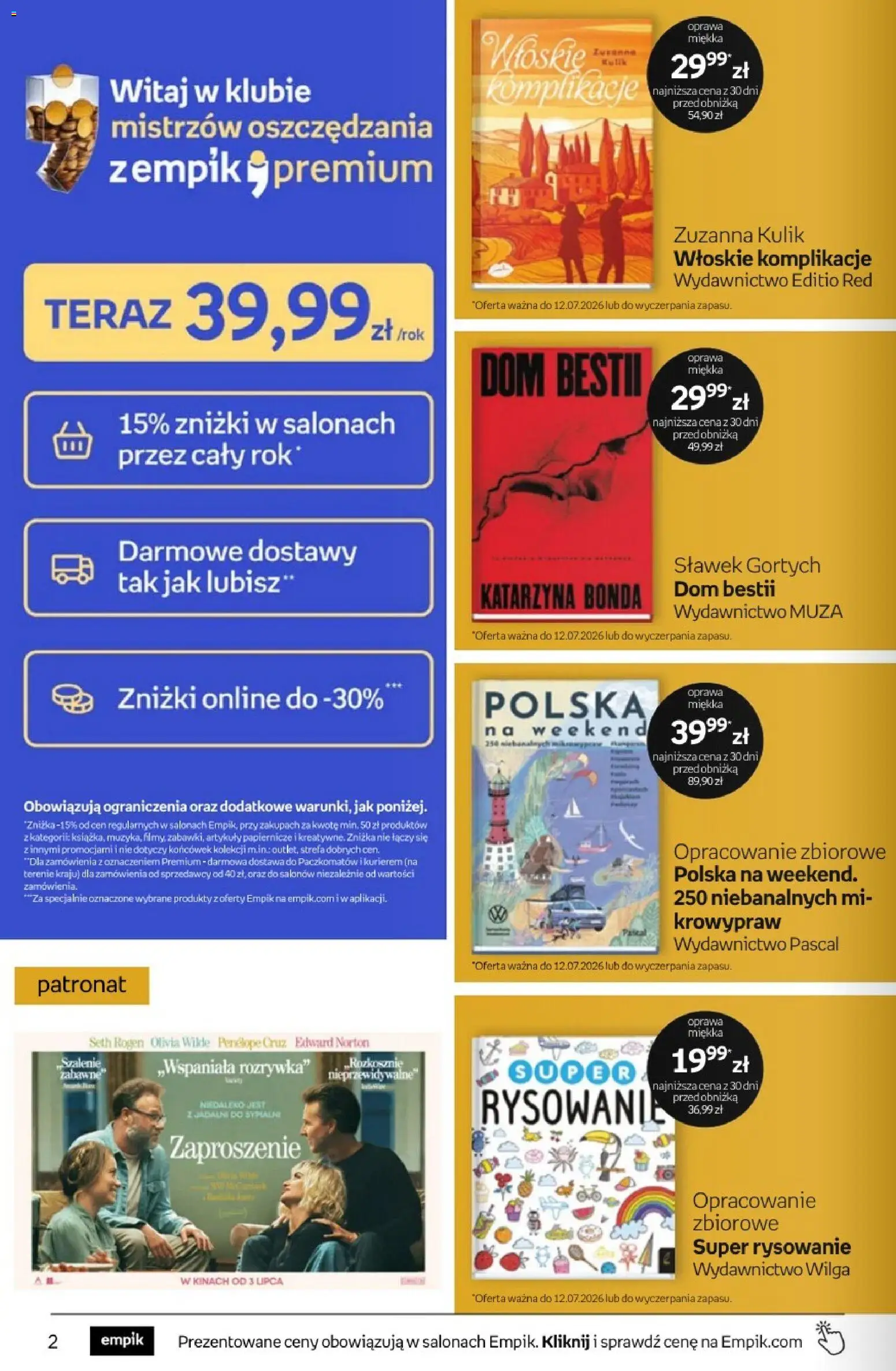 Empik promocje - Tom kultury Książki od 01.07.2026 | Strona: 2