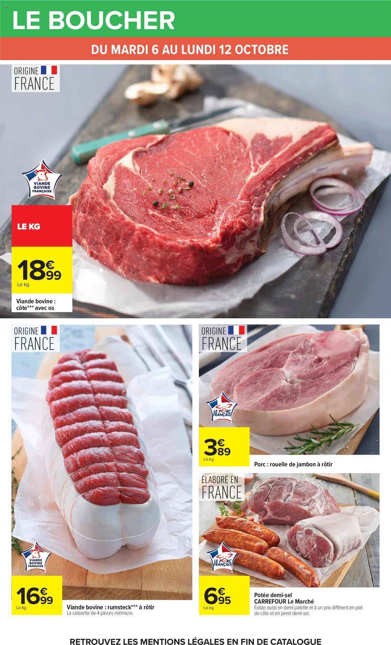 {H1} | Page: 26 | Produits: Porc rouelle de jambon, Jambon, Porc, Rumsteck