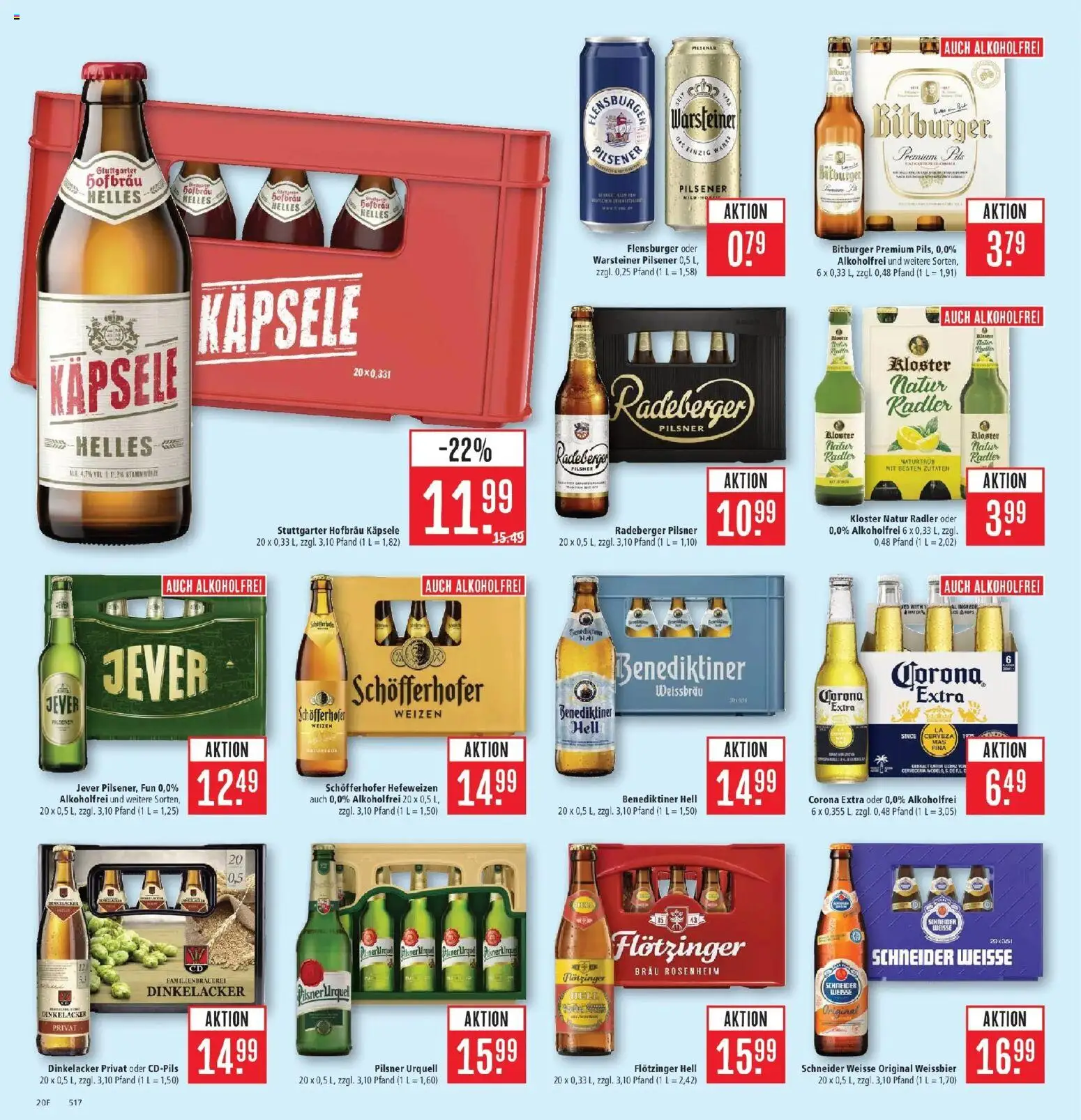 Marktkauf Prospekt Schorndorf (ab 31.08.2026) » Angebote online | Seite: 28 | Produkte: Bitburger, Pils, Benediktiner hell, Jever