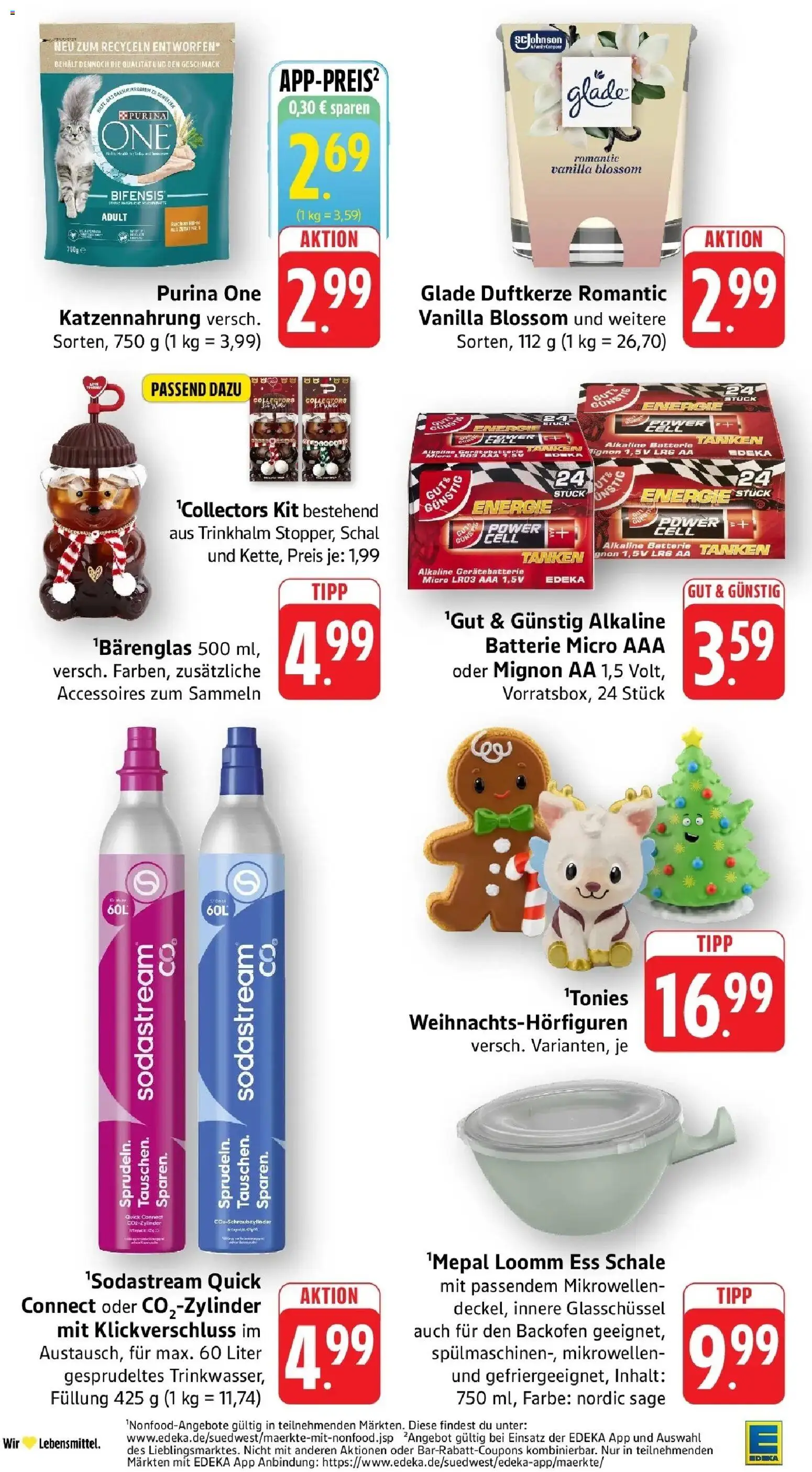 Edeka Prospekt Nonnenhorn / Bodensee (ab 05.10.2026) » Angebote Online | Seite: 42 | Produkte: Purina one, Batterie, Backofen, Schal