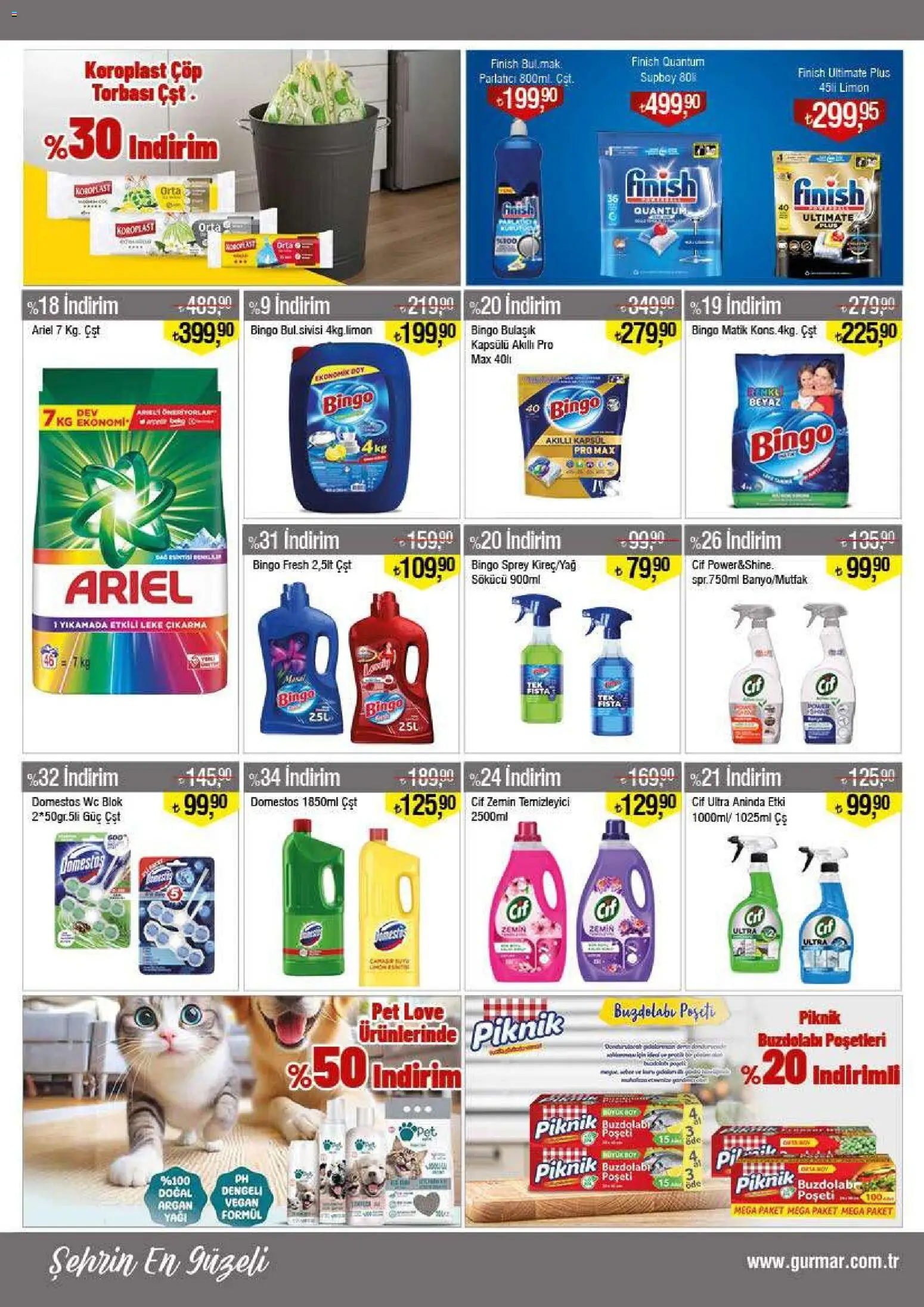 Gürmar Katalog - 01 Temmuz 2026 tarihinden itibaren geçerlidir | Sayfa: 15 | Ürünler: Parlatıcı, Limon, Buzdolabı