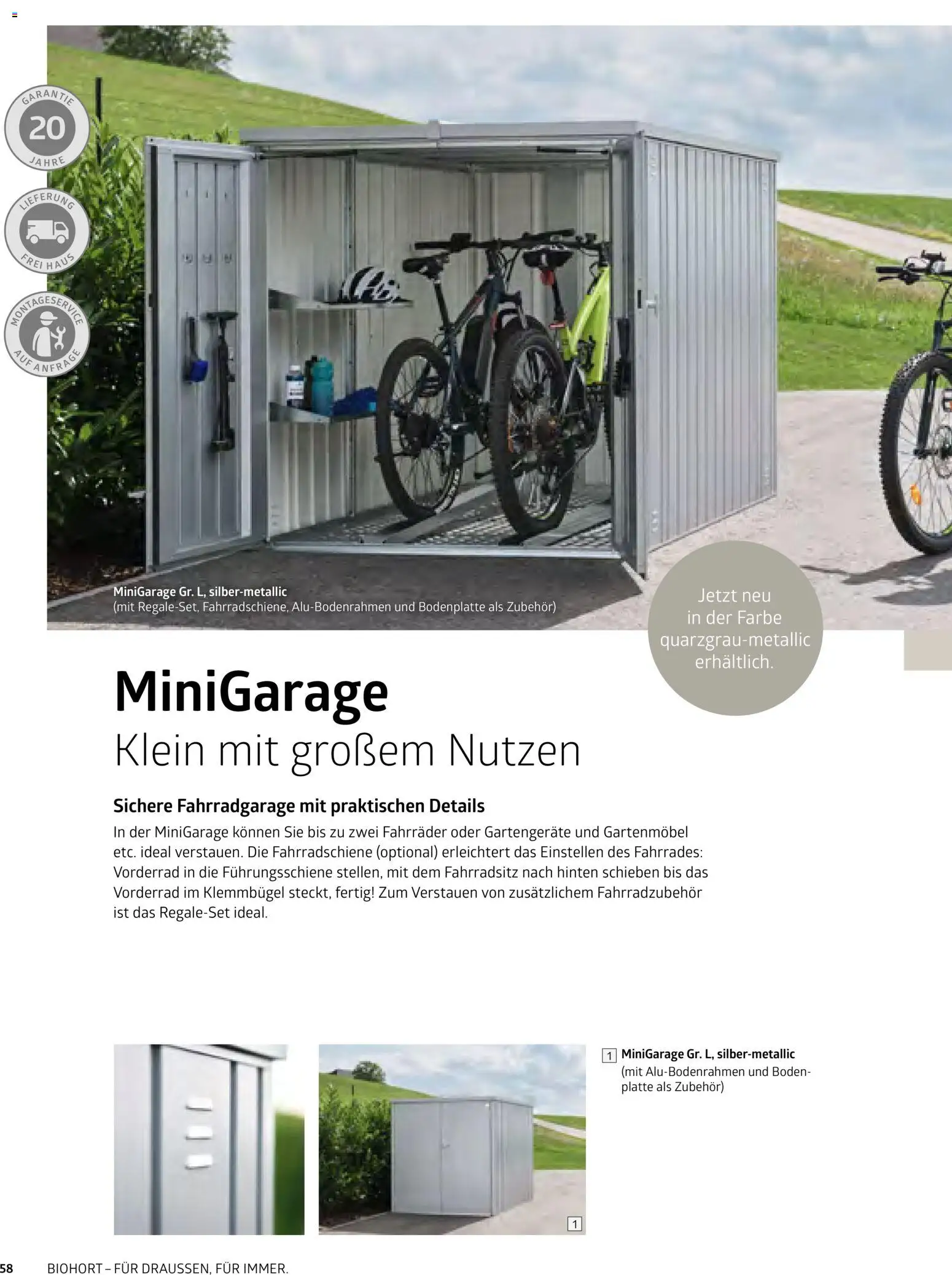 Dehner Biohort – Metall für Garten & Terrasse – gültig ab 01.01.2026 | Seite: 58 | Produkte: Gartenmöbel