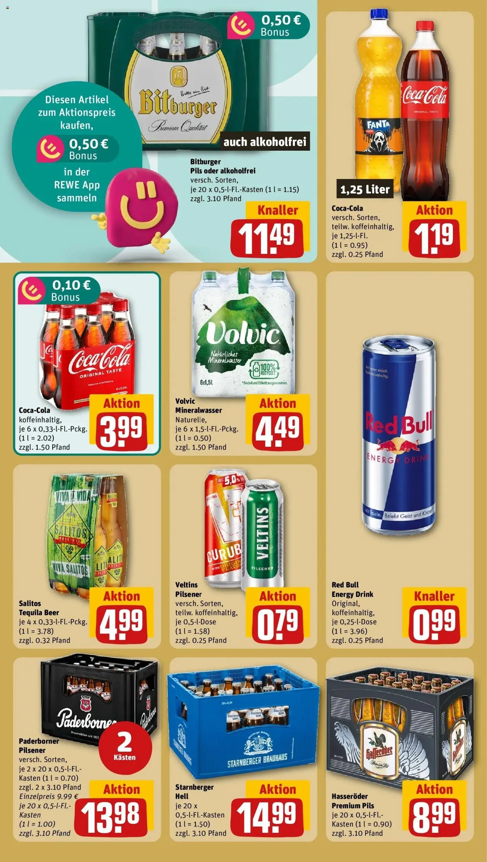 REWE Prospekt ab 05.10.2026 zum Blättern » Angebote | Seite: 22 | Produkte: Bitburger, Red bull, Pils, Tequila