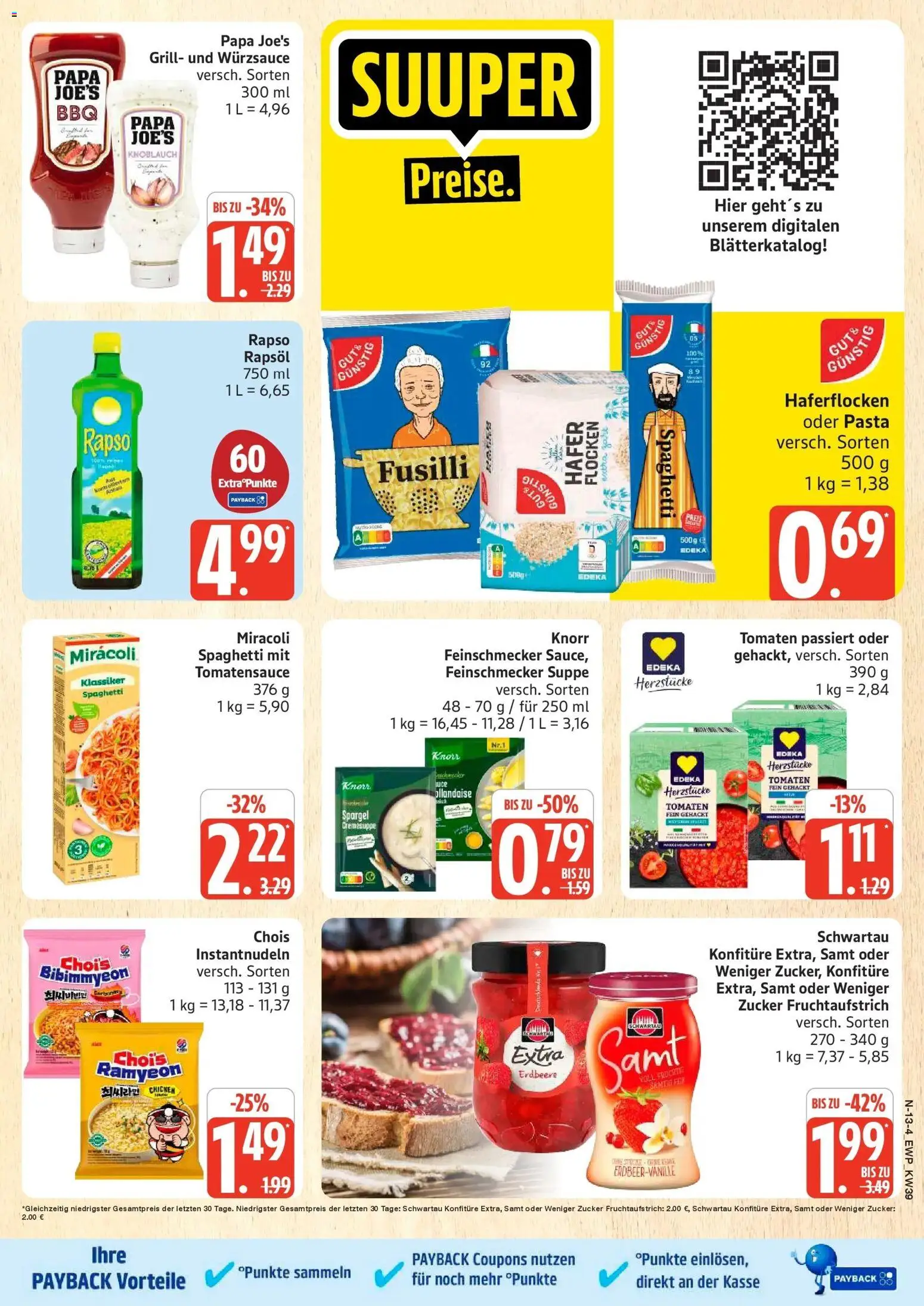 E center Prospekt Rostock (ab 21.09.2026) zum Blättern | Seite: 13 | Produkte: Spaghetti, Zucker, Knoblauch, Flocken