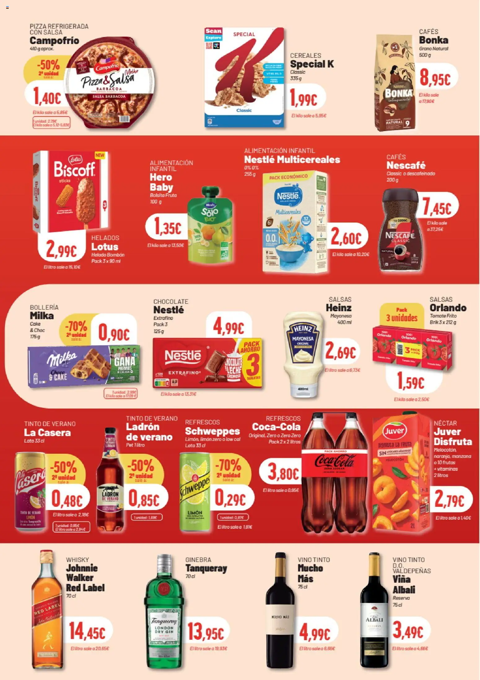 Economy Cash folleto │ válido desde el 21.05.2026 | Página: 6 | Productos: Helado bombón, Whisky, Οθόνη προβολής, Néctar