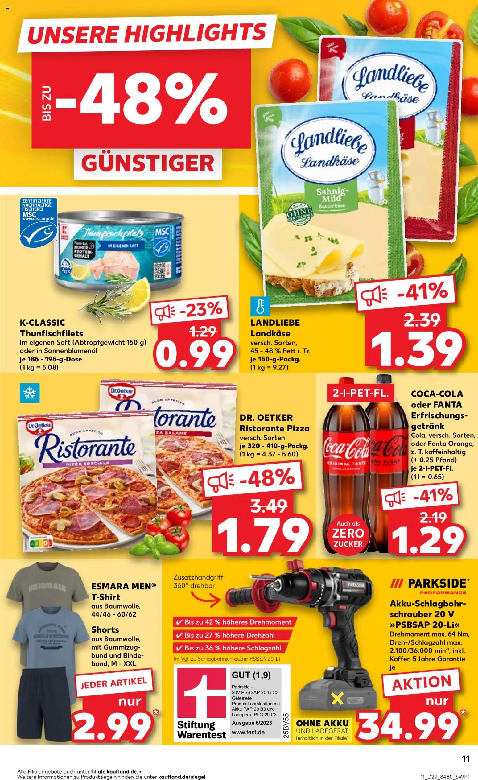 {H1} | Pagina: 11 | Producten: Pizza, Coca Cola, Fanta