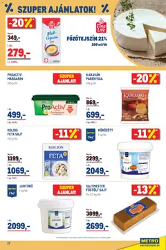 Metro akciós újság - amely érvényes a következő dátumtól: 2026.10.01. | Oldal: 17 | Termékek: Margarin, Főzőtejszín, Feta, Juhtúró