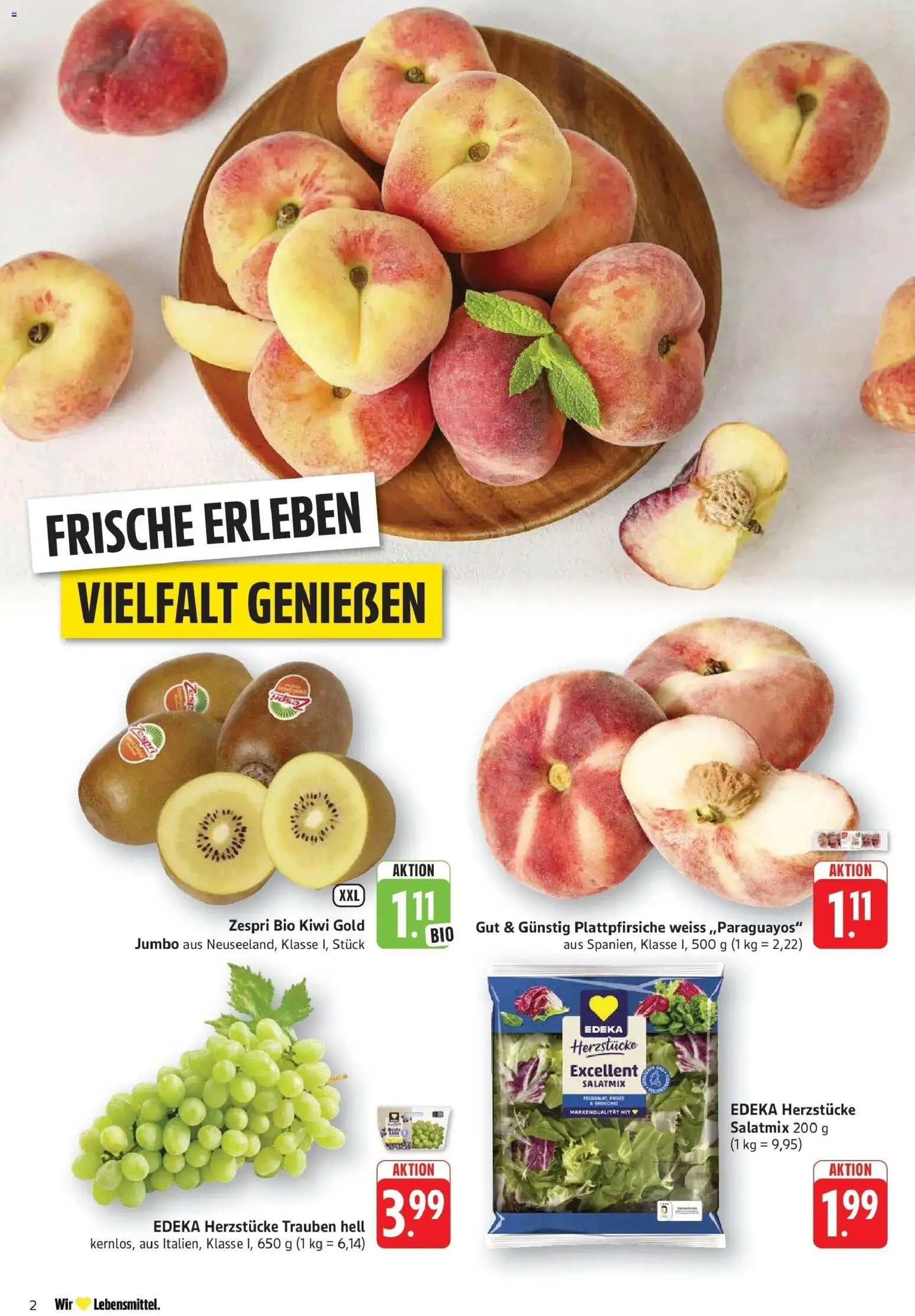 Edeka prospekt Pirmasens – gültig ab 29.06.2026 | Seite: 4 | Produkte: Trauben, Kiwi