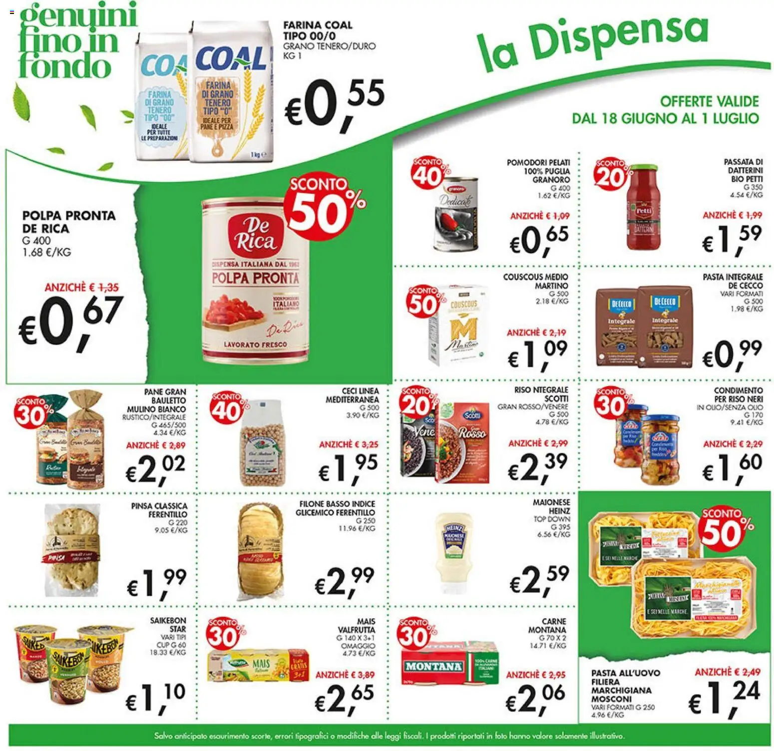 Volantino Coal del 18.06.2026 | Pagina: 17 | Prodotti: Pane, Ceci, Maionese, Top