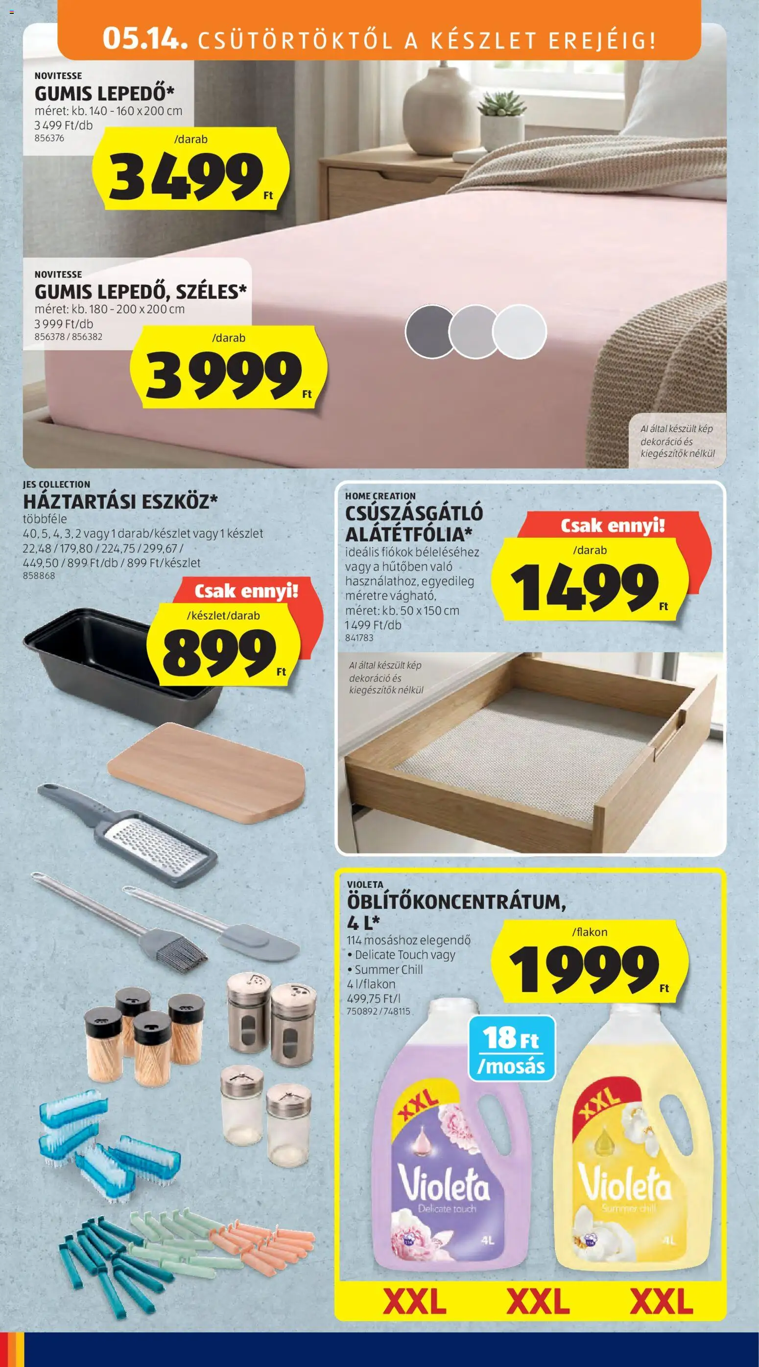 Aldi akciós ujság - amely érvényes a következő dátumtól: 14.05.2026 | Oldal: 4 | Termékek: Dekoráció