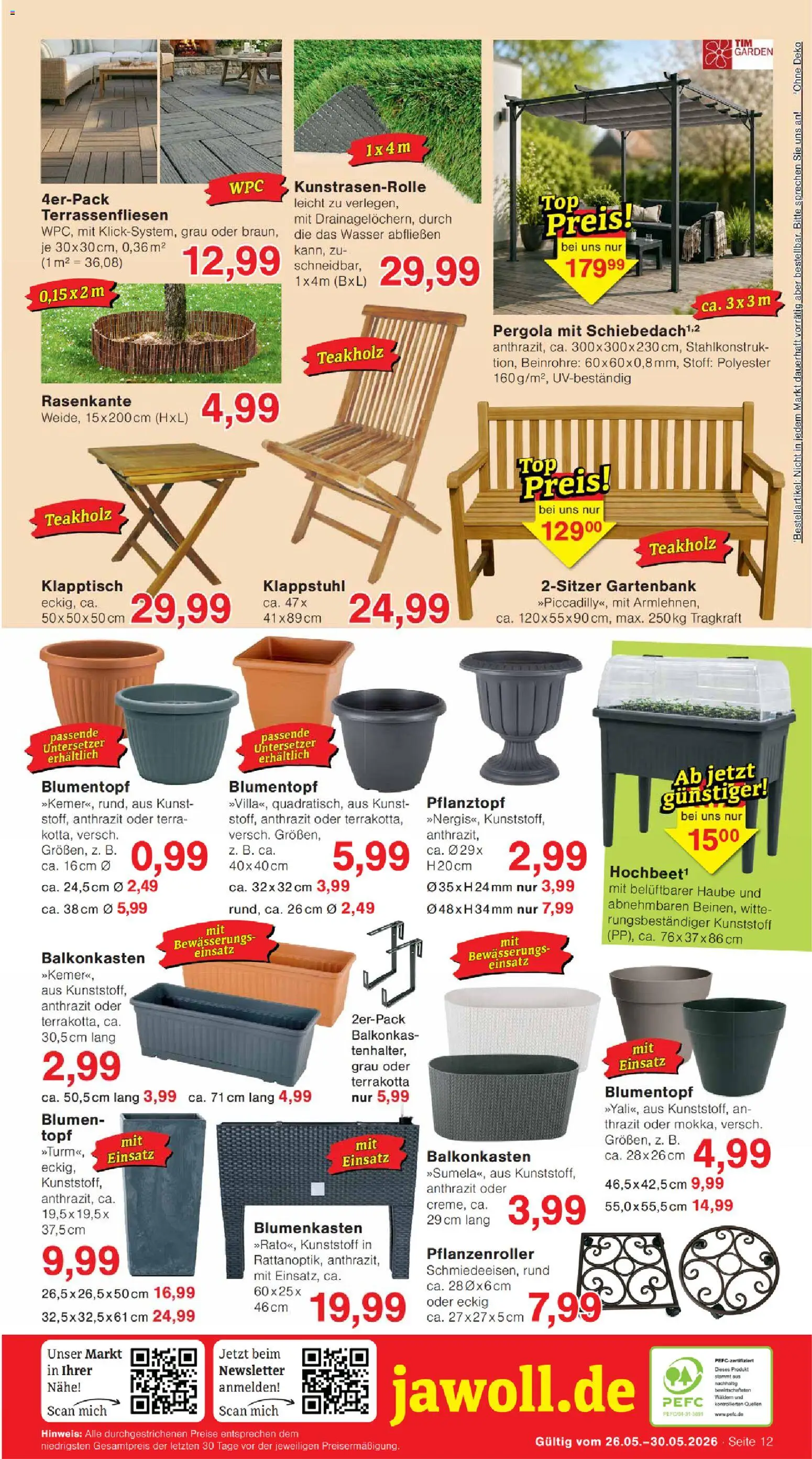 Wiglo Wunderland Prospekt – gültig ab 26.05.2026 | Seite: 16 | Produkte: Blumentopf, Blumen, Wasser