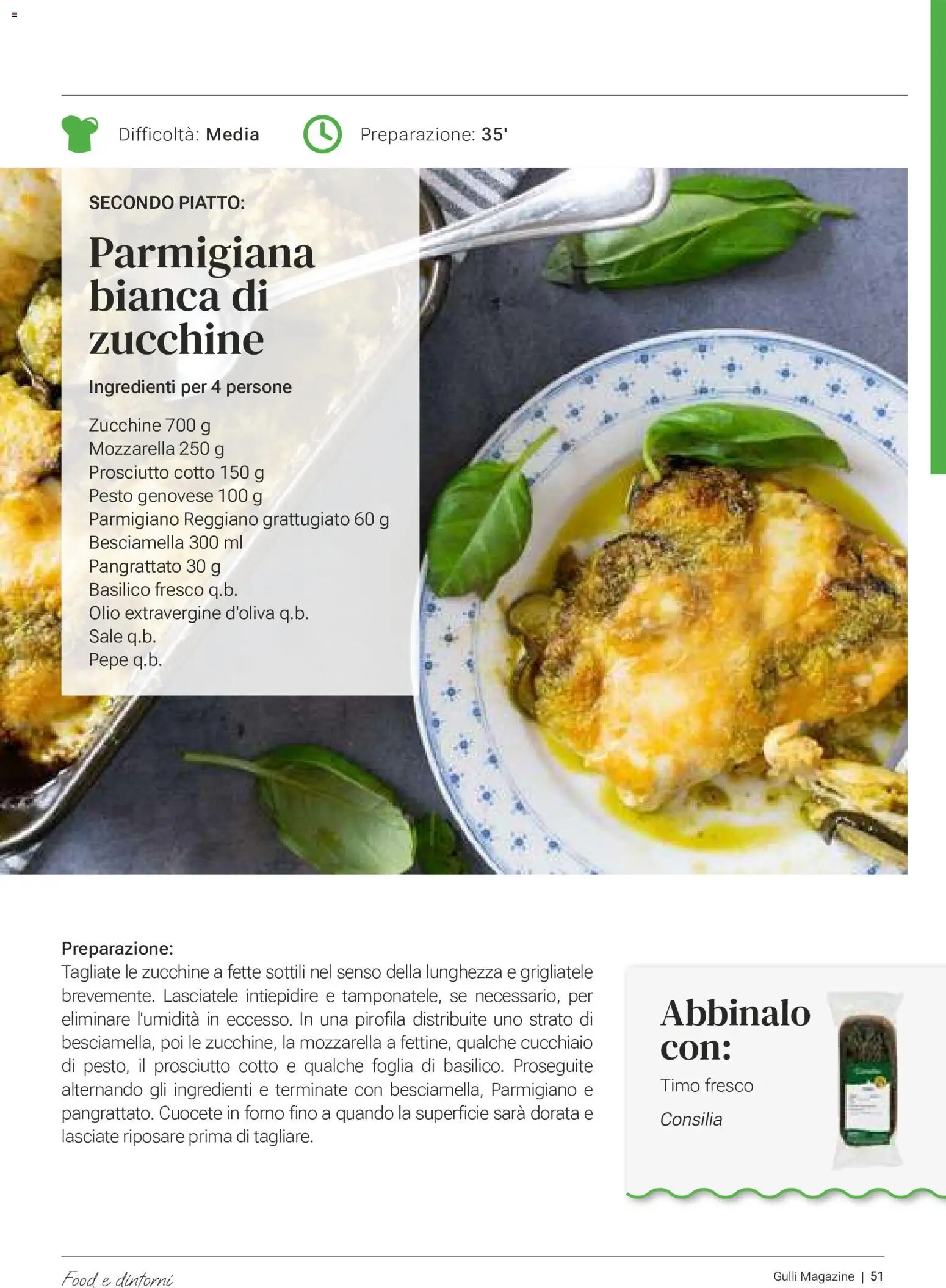 Volantino Gulliver del 01/10/2026 | Pagina: 51 | Prodotti: Sale, Pepe, Zucchine, Forno