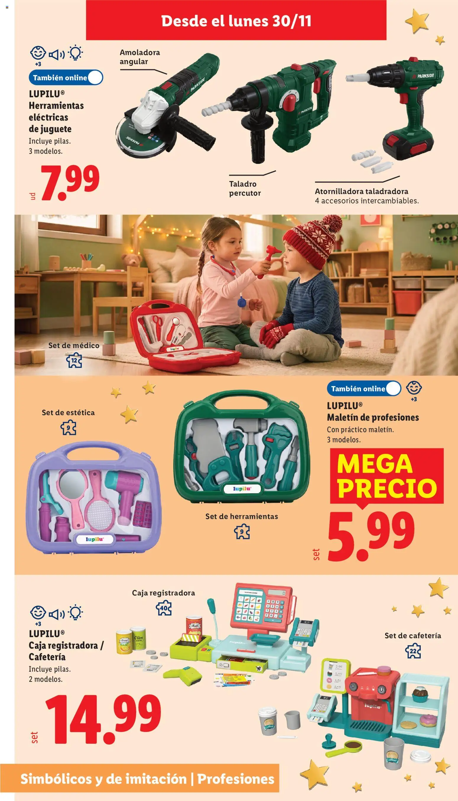 Lidl - Juguetes de imitación │ válido desde el 21/10/2026 | Página: 18 | Productos: Taladro percutor, Café, Herramientas, Caja