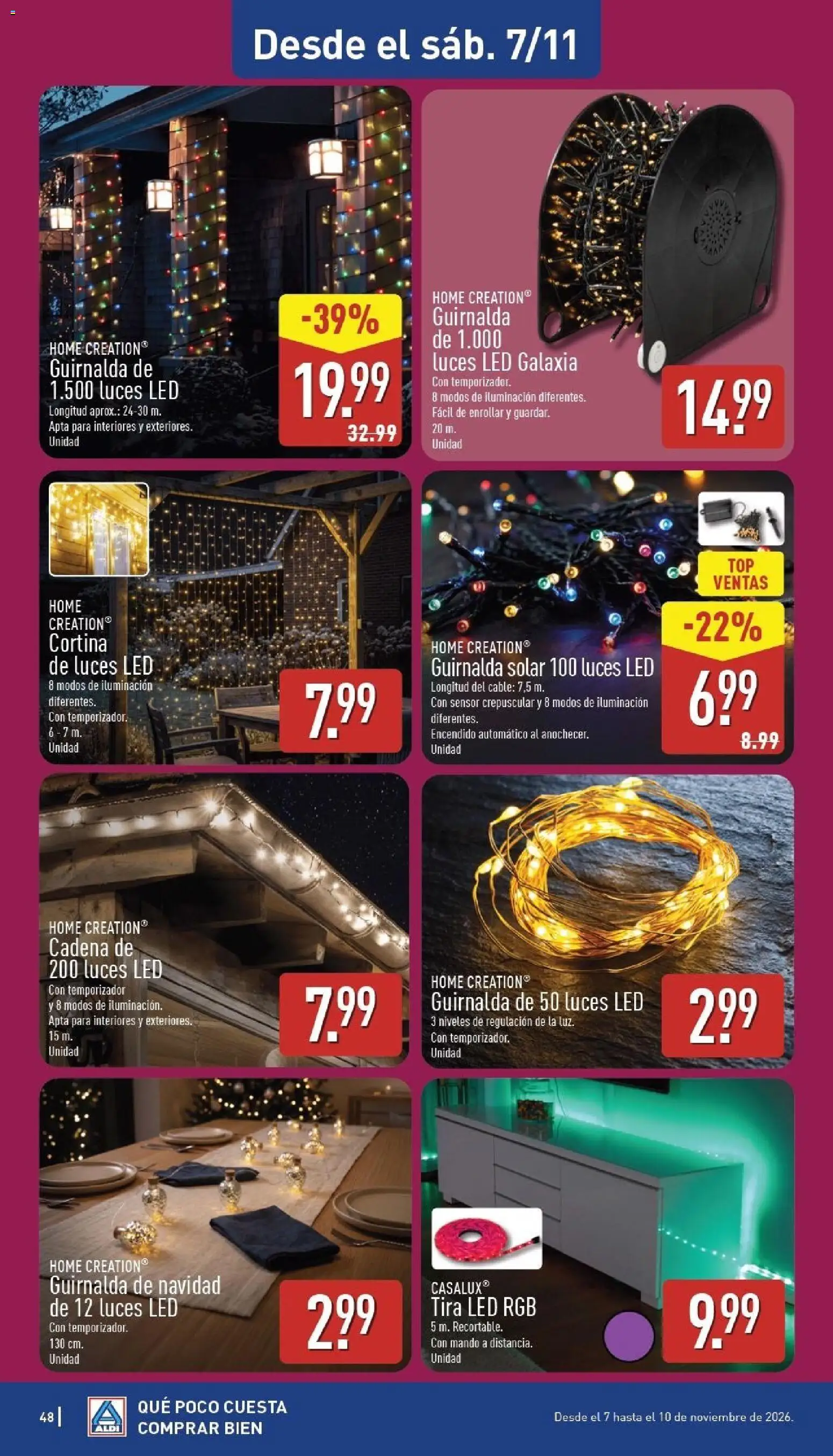 Aldi folleto Canarias │ válido desde el 02/11/2026 | Página: 48