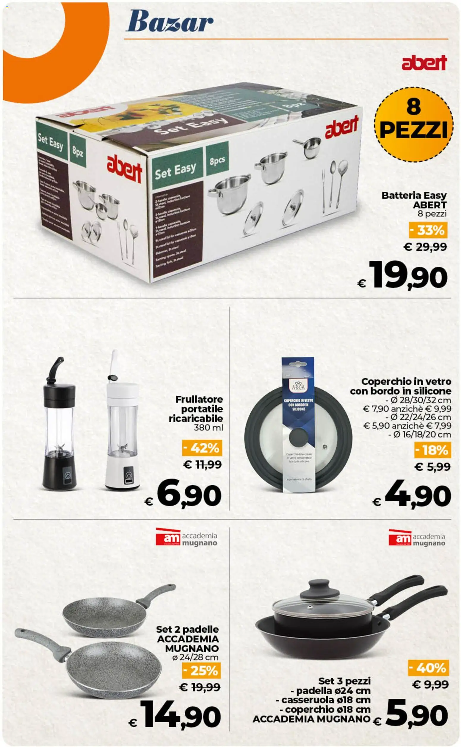 Volantino Ipercoop del 11/09/2026 | Pagina: 59 | Prodotti: Coperchio, Padella, Casseruola, Batteria