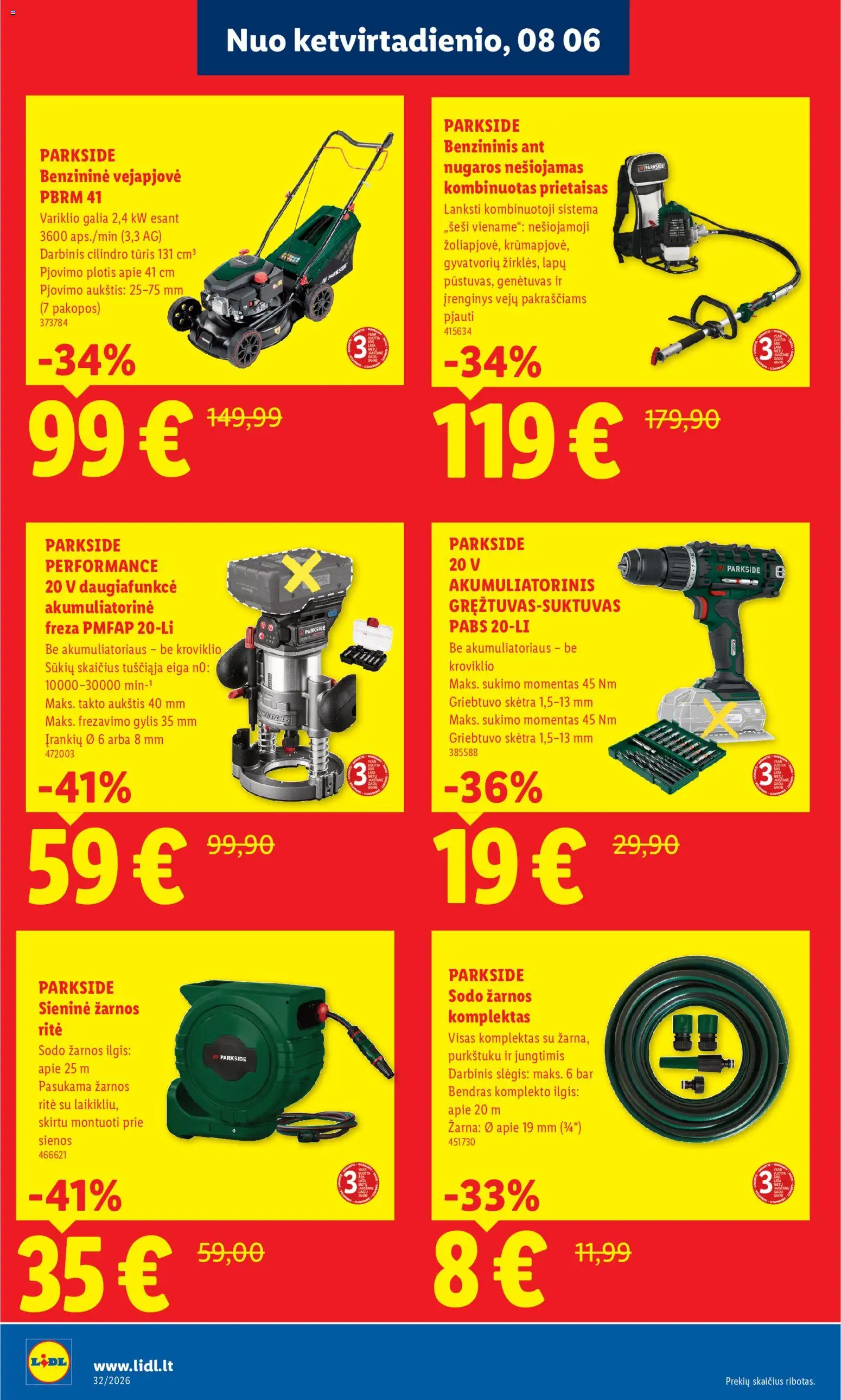 LIDL akcijos nuo 2026.08.06 | Puslapis: 2 | Prekių: Bendras