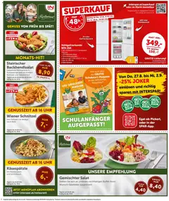 Interspar - Flugblatt ab 27.08.2026 gültig | Seite: 2 | Produkte: Salat, Uhr, Magazin
