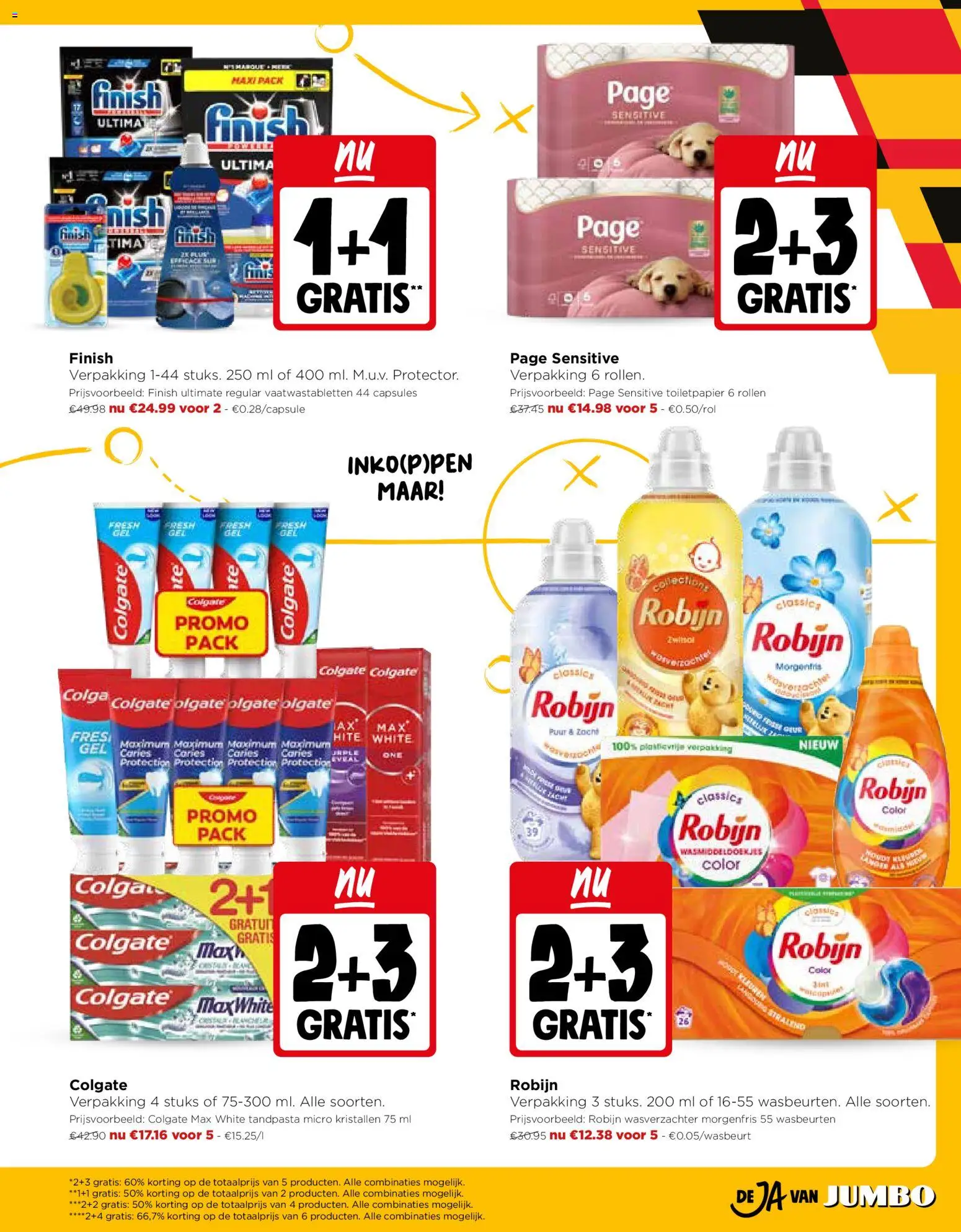 {H1} | Pagina: 15 | Producten: Kristallen, Toiletpapier, Tandpasta, Robijn
