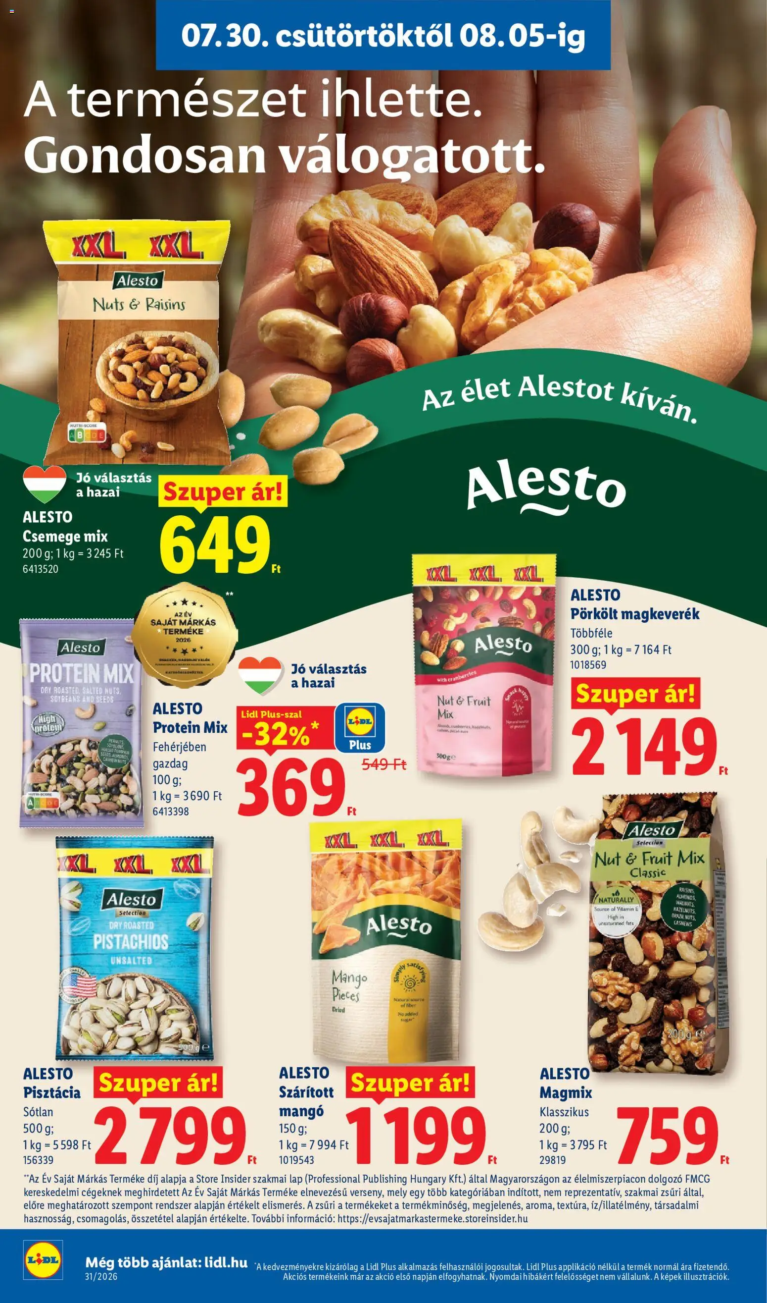 Lidl akciós ujság - amely érvényes a következő dátumtól: 2026.07.30. | Oldal: 20