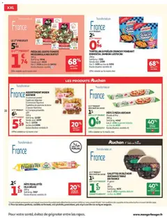 Auchan - Prévisualisation de PIZZA DEL GUSTO TOMATE MOZZARELLA MIX BUFFET, 2 x 380 g valide à partir de 18/08/2026 | Page: 22